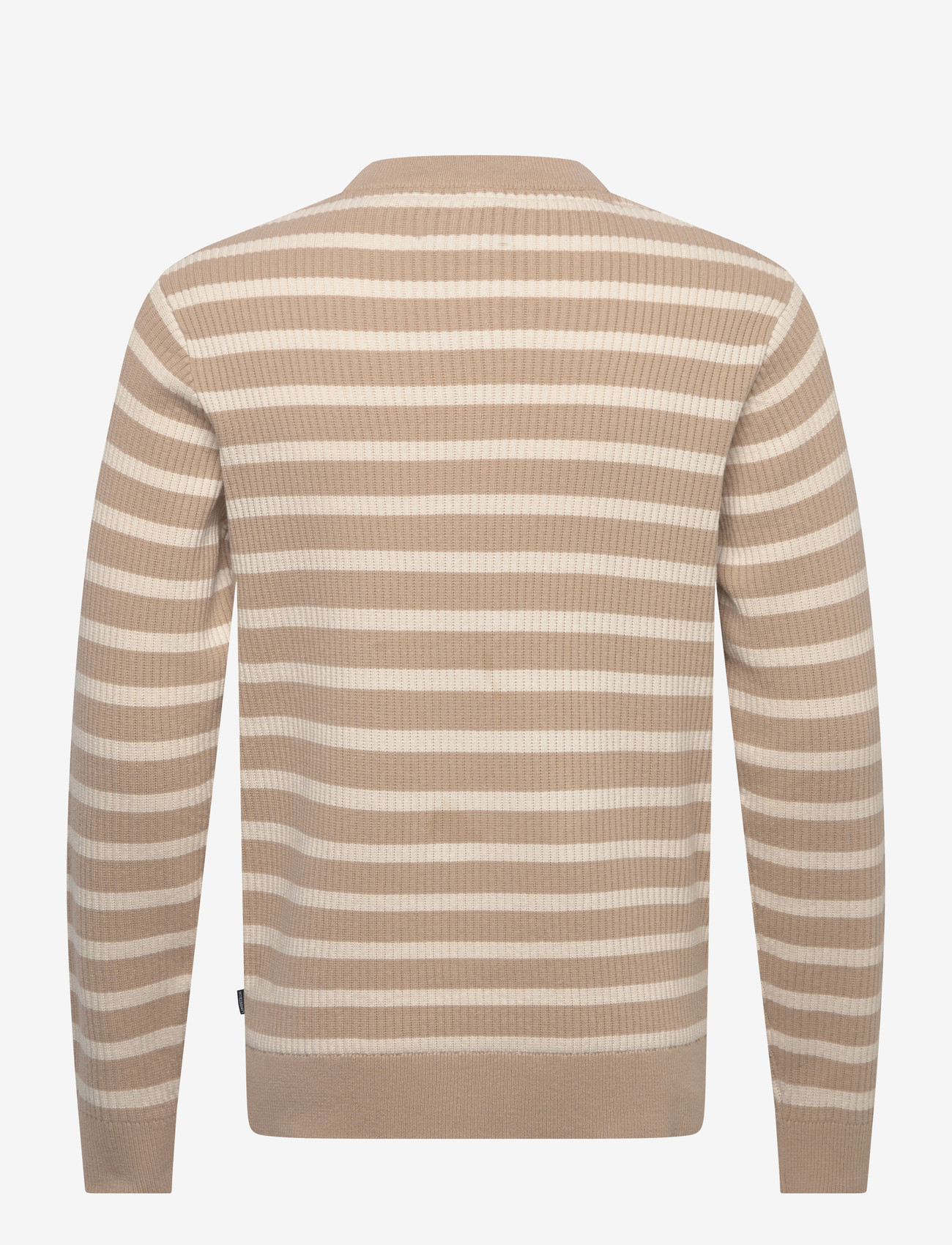 Lindbergh - Recycled crew neck knit L/S - Ümmarguse kaelusega kudumid - sand - 2
