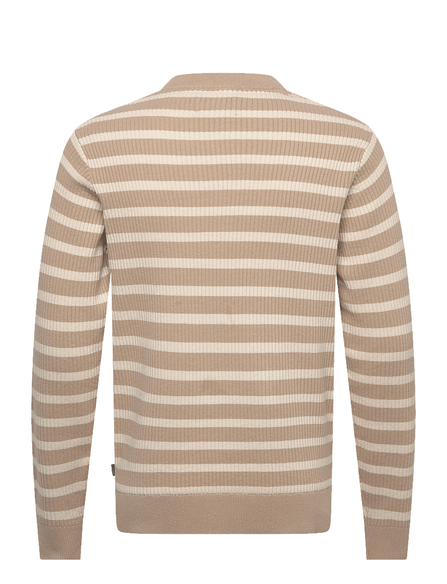 Lindbergh - Recycled crew neck knit L/S - rundhals - sand - 2