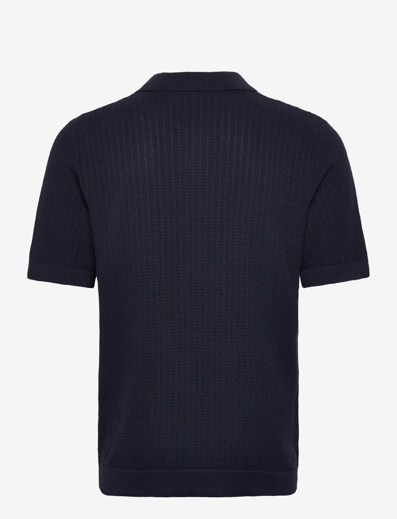 Lindbergh - Knitted polo cardigan - polostrik - navy - 1
