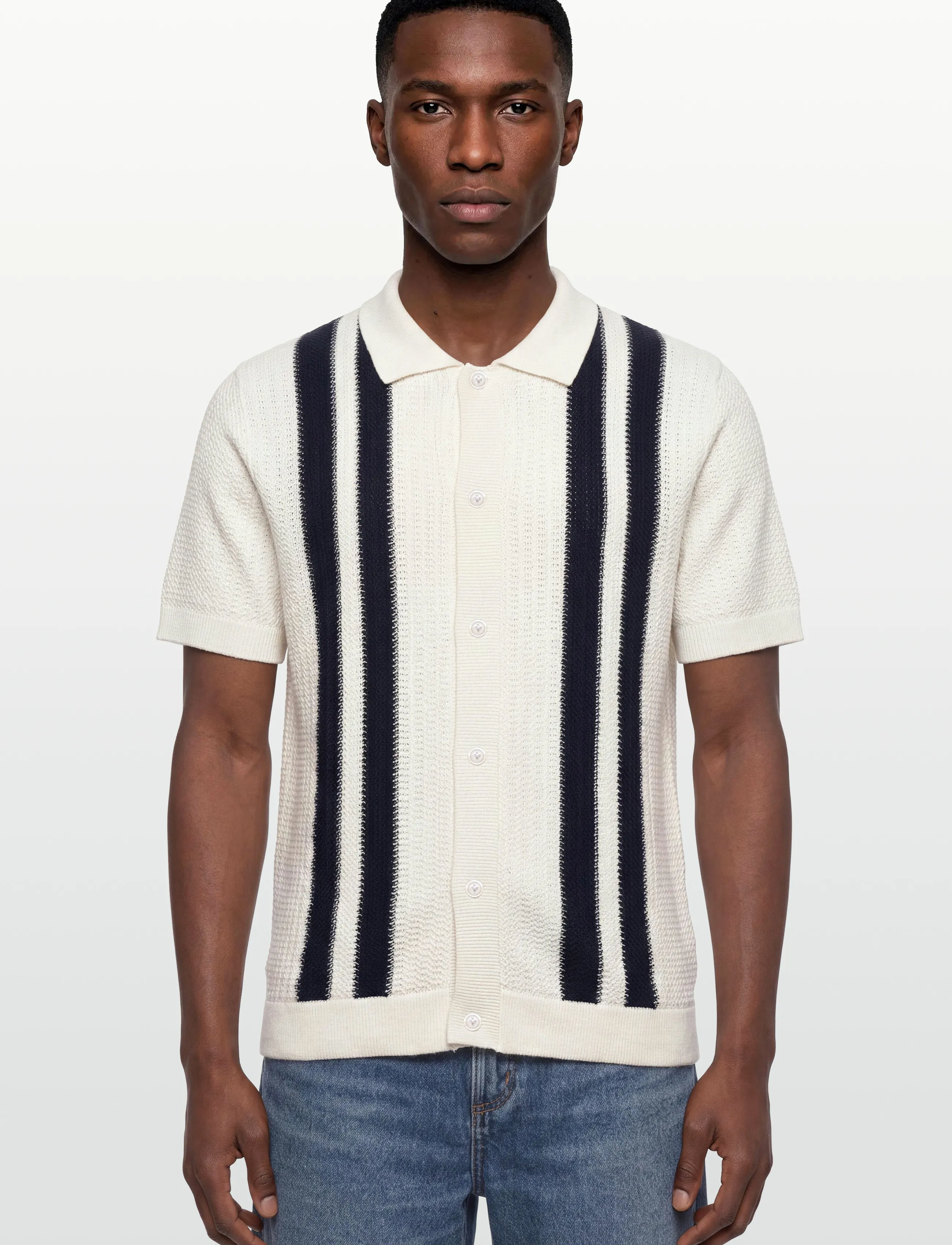 Knitted Polo Cardigan 2