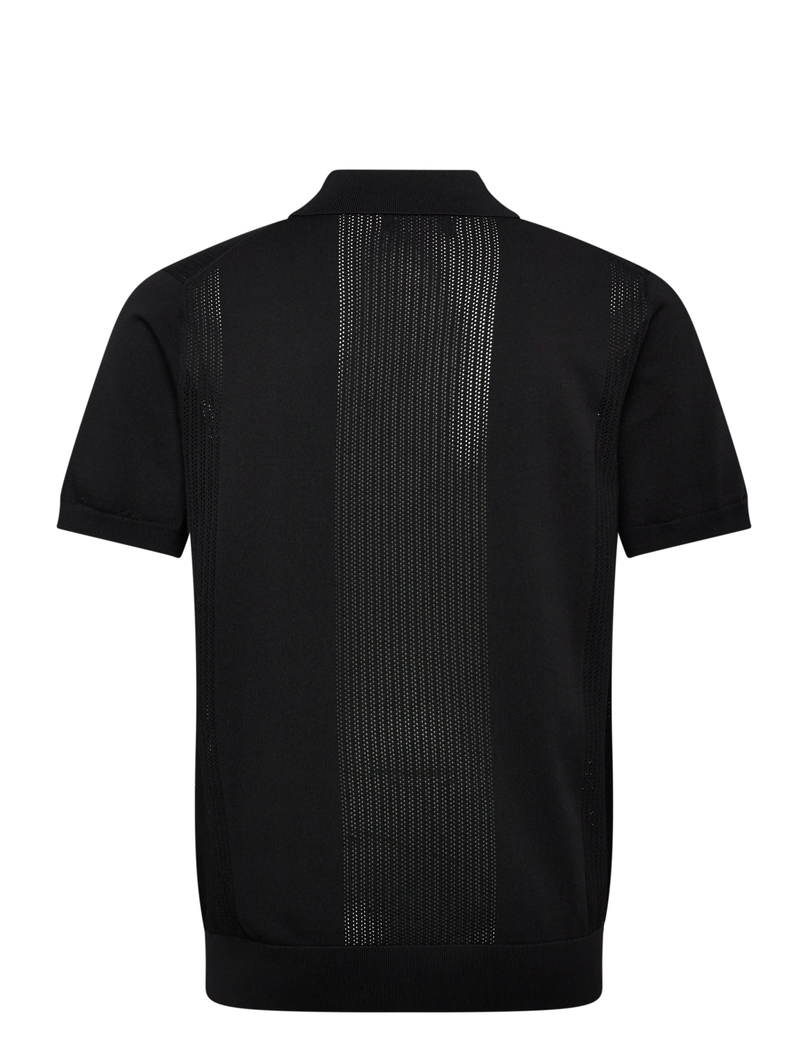 Lindbergh - Structure polo S/S - kortärmade pikéer - black - 2