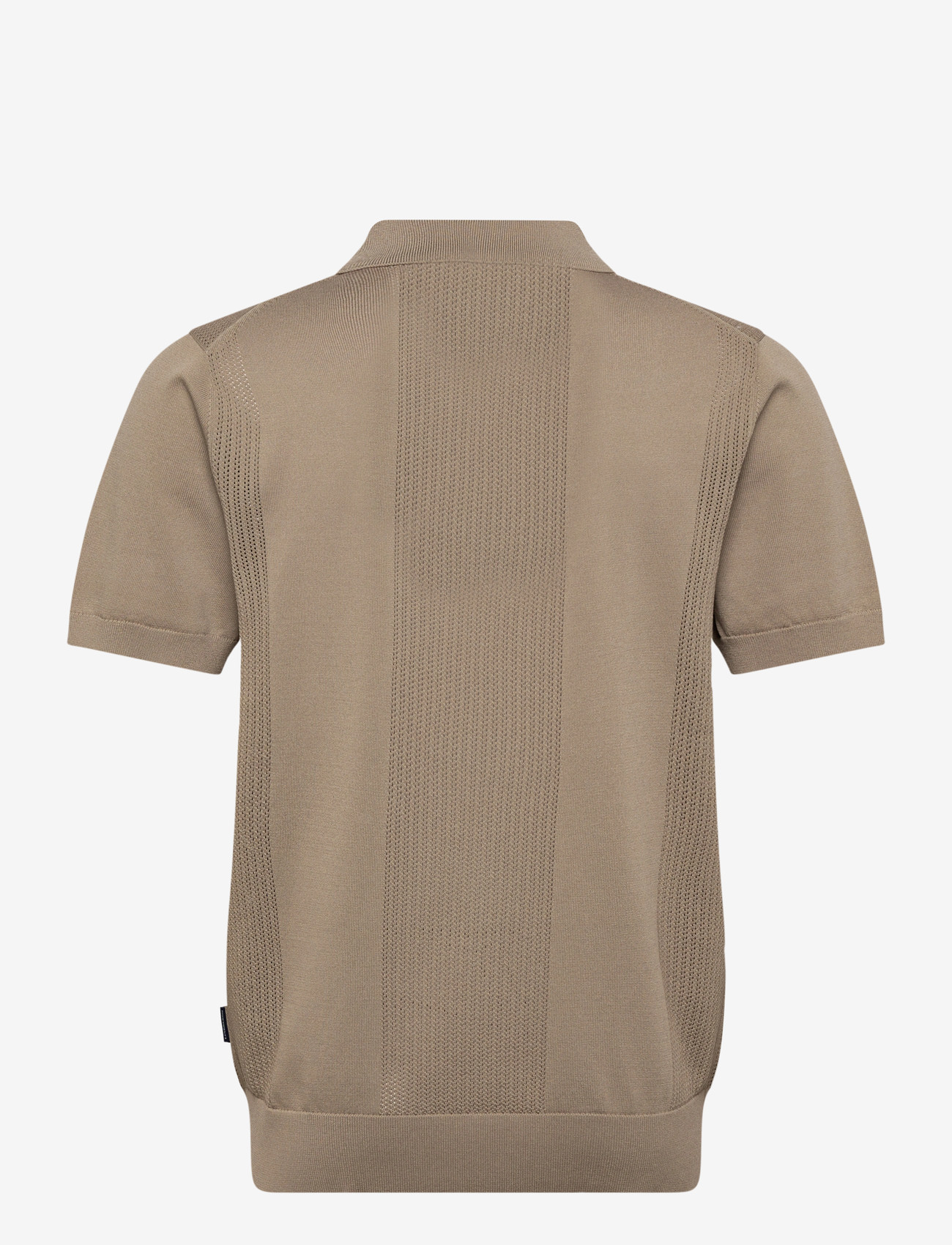 Lindbergh - Structure polo S/S - kortermede - sand - 2