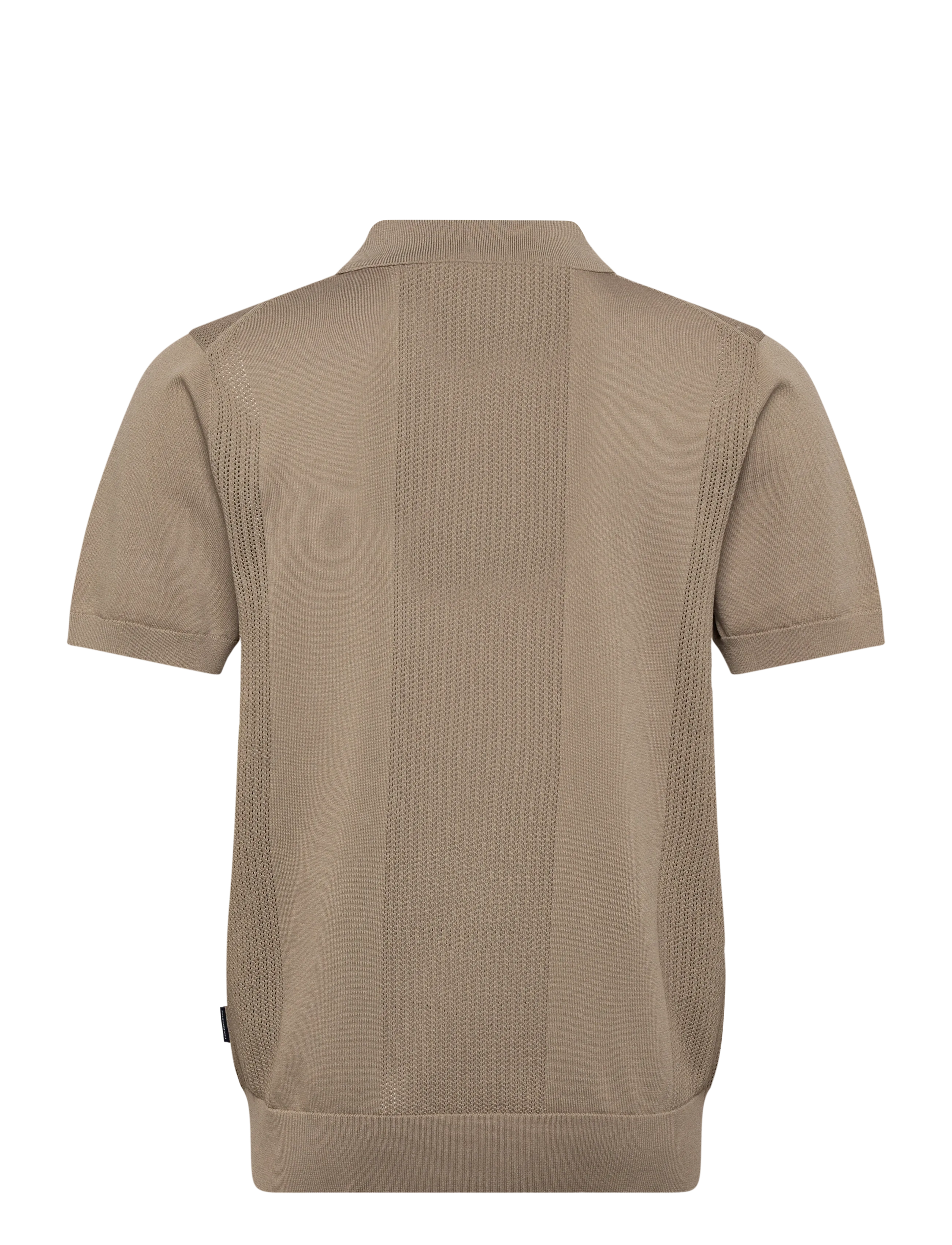 Lindbergh - Structure polo S/S - short-sleeved polos - sand - 2