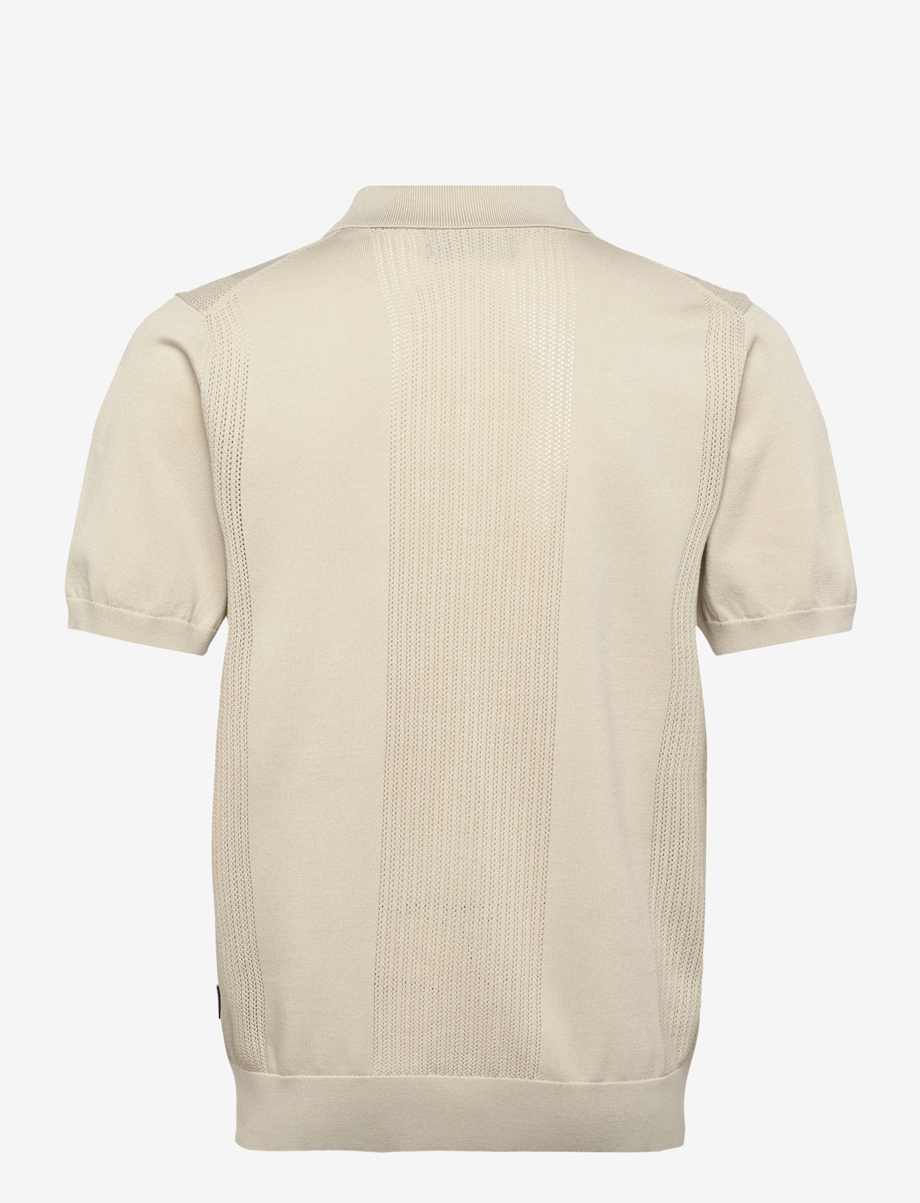 Lindbergh - Structure polo S/S - kurzärmelig - smoke white - 2