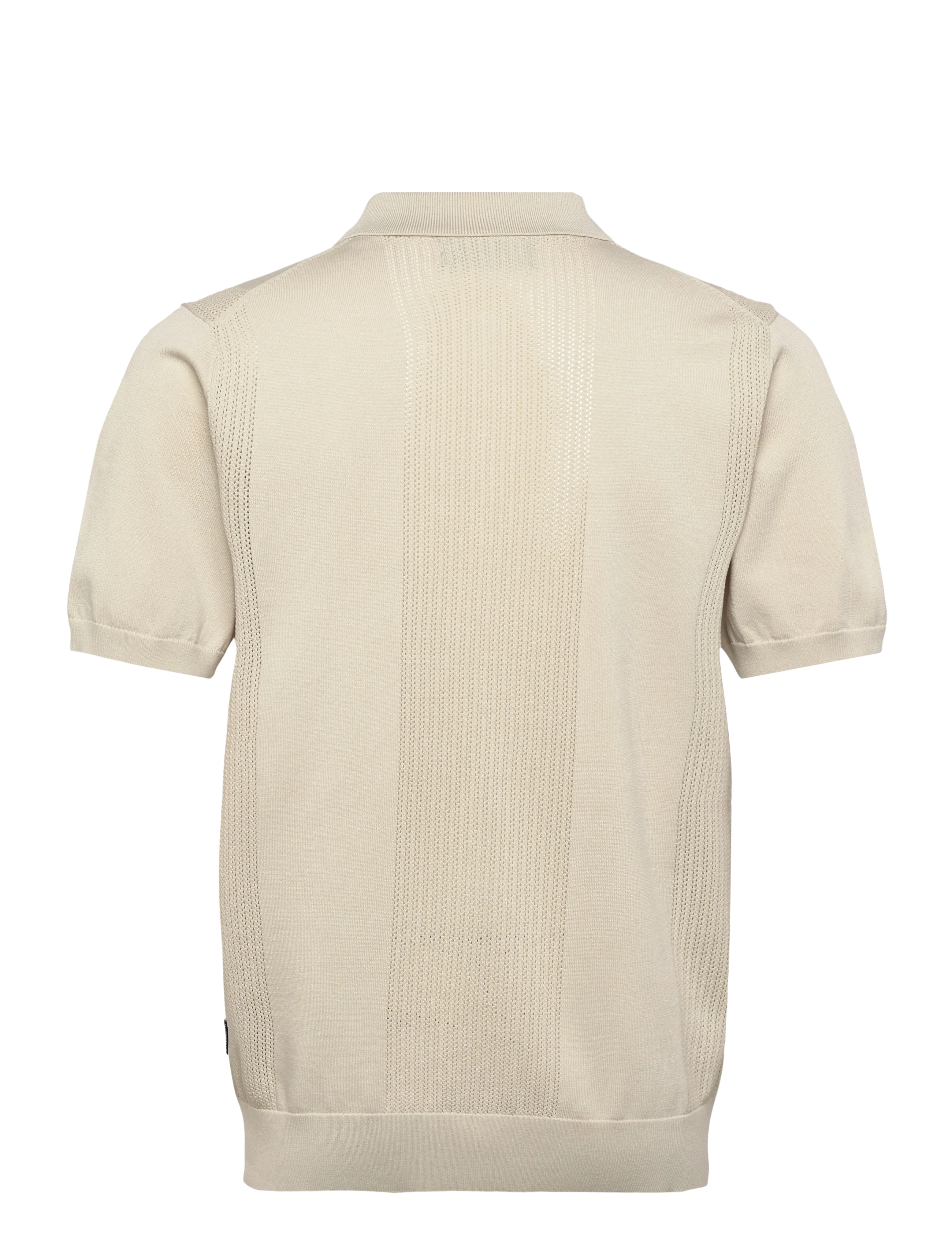 Lindbergh - Structure polo S/S - kortärmade pikéer - smoke white - 2