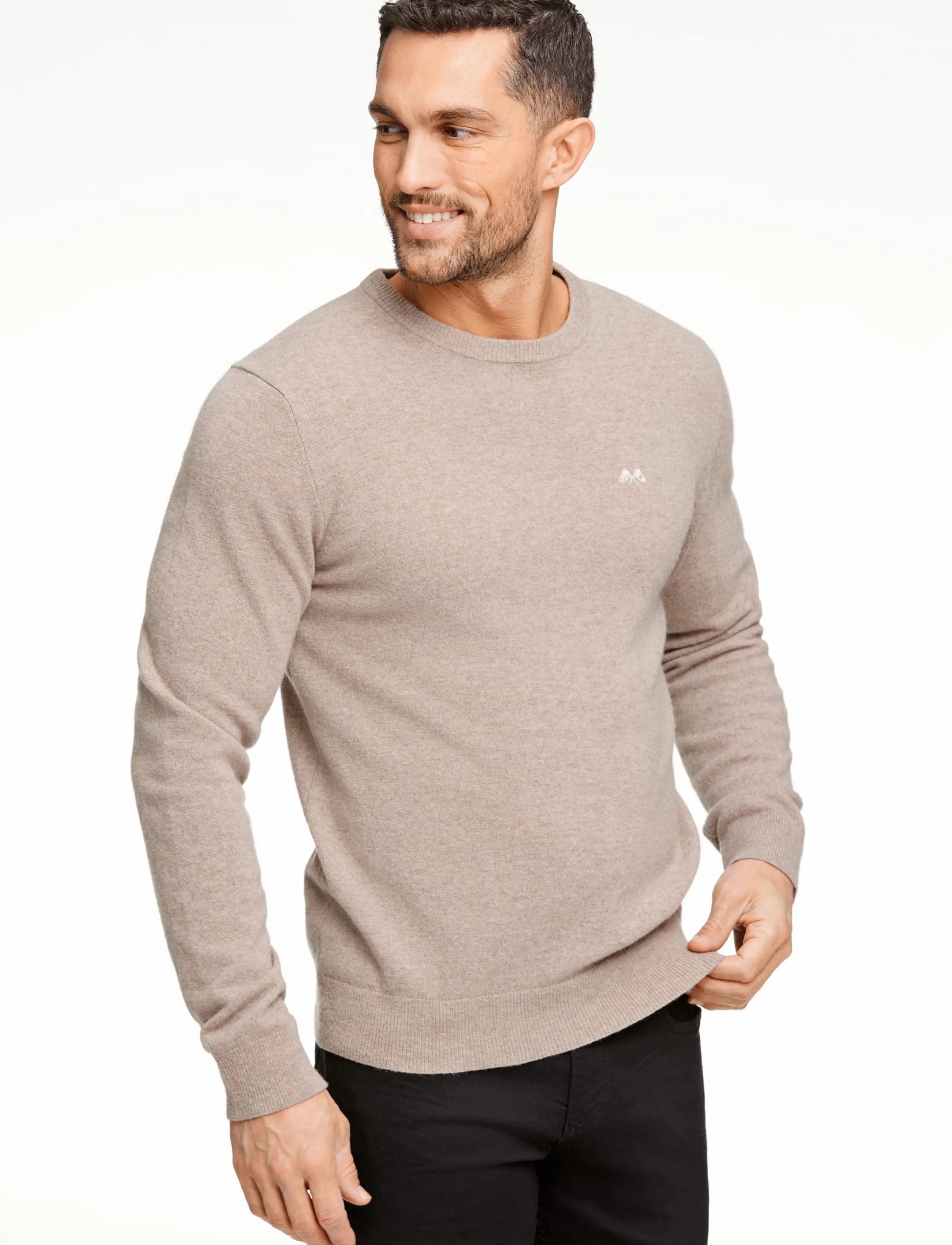 Lindbergh Recycled Lambswool Mix Jumper stickade tröjor herr – bild 2