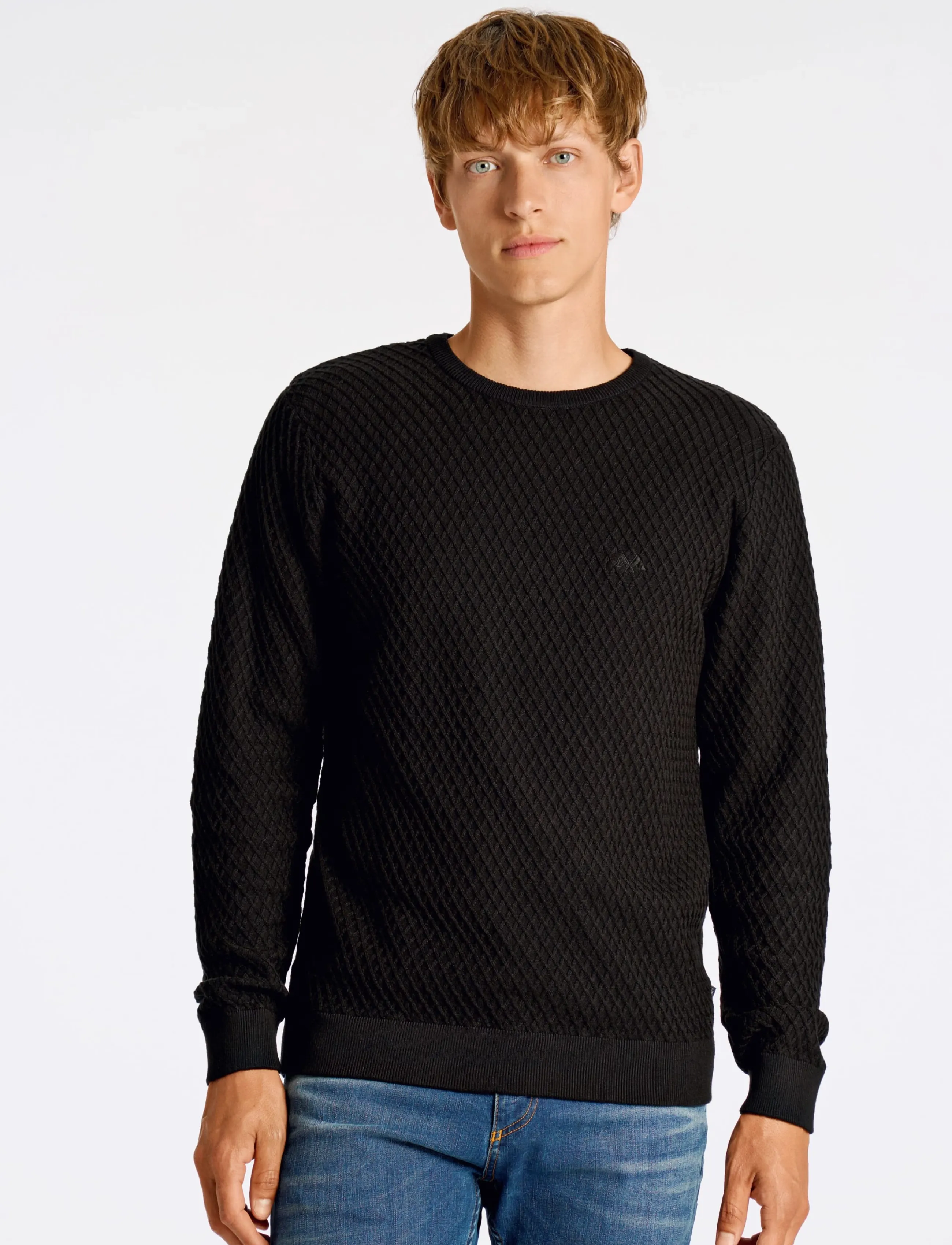 Lindbergh Cable Knit Jumper stickade tröjor herr – bild 2