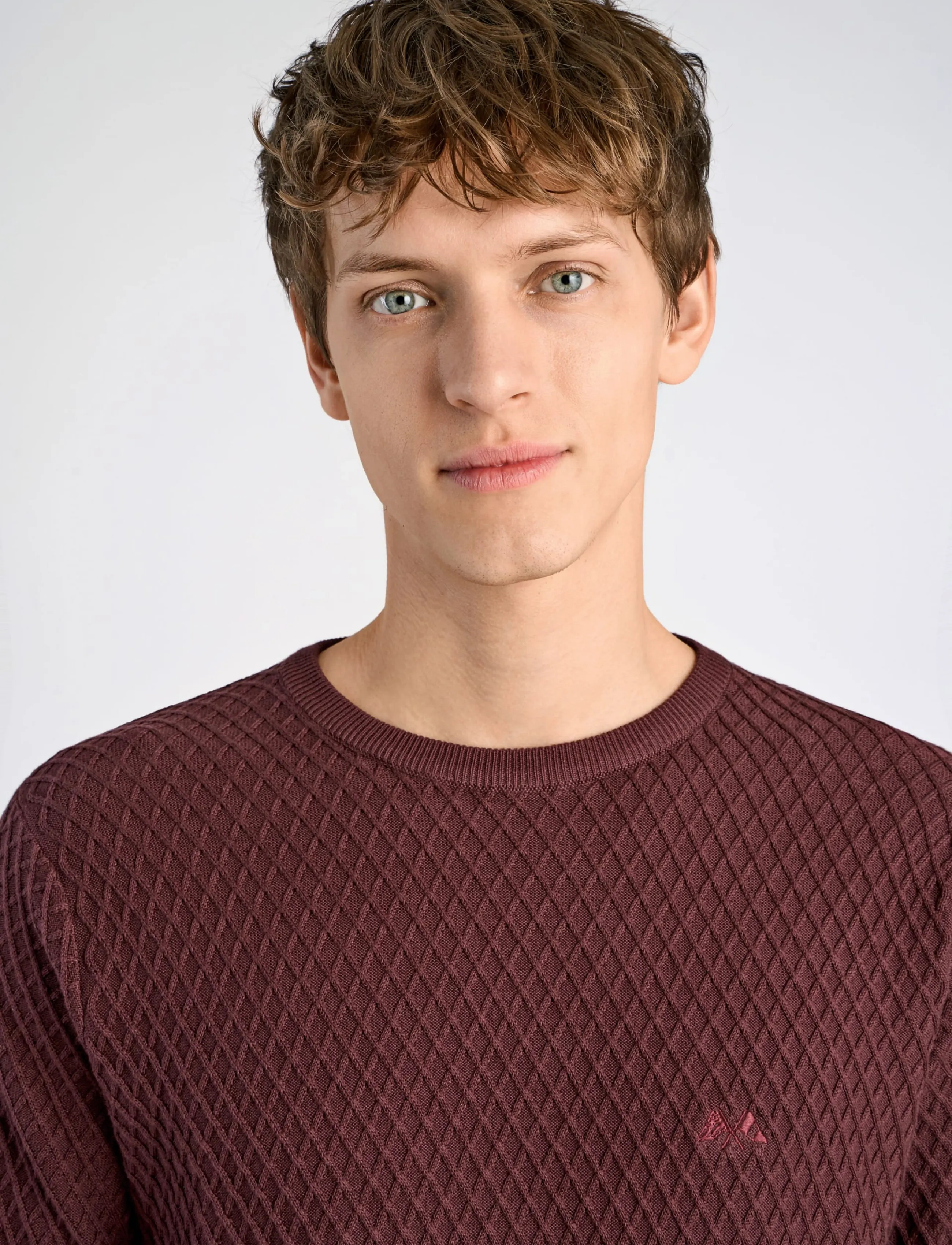 Lindbergh Cable Knit Jumper stickade tröjor herr – bild 4