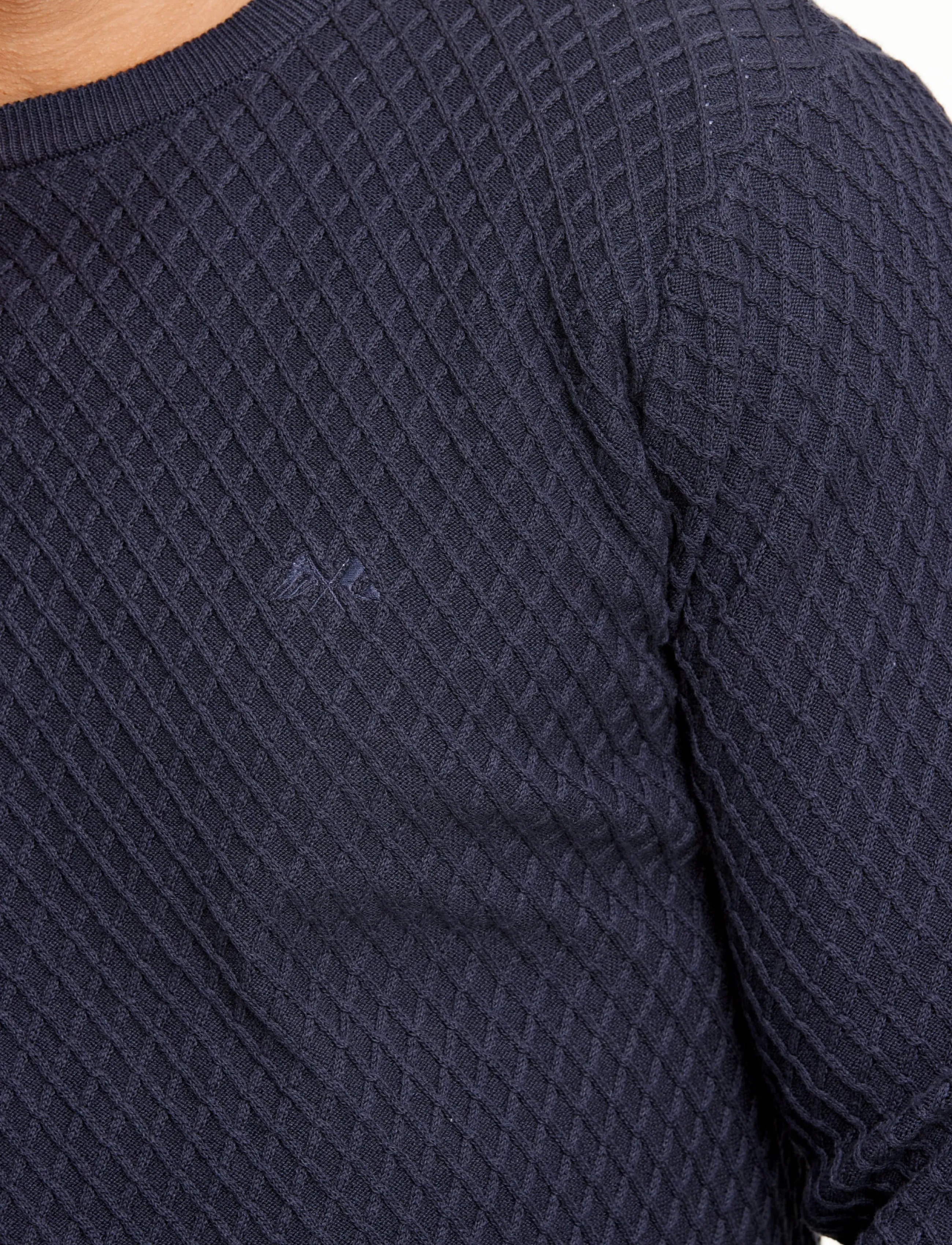 Lindbergh Cable Knit Jumper stickade tröjor herr – bild 5