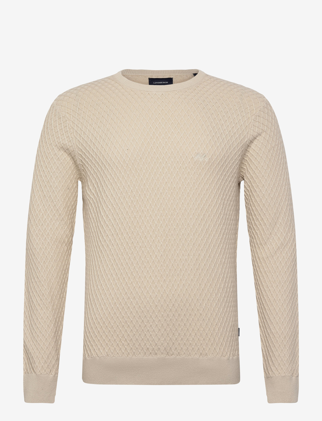 Lindbergh - Cable knit jumper - efterårstøj - cream - 0