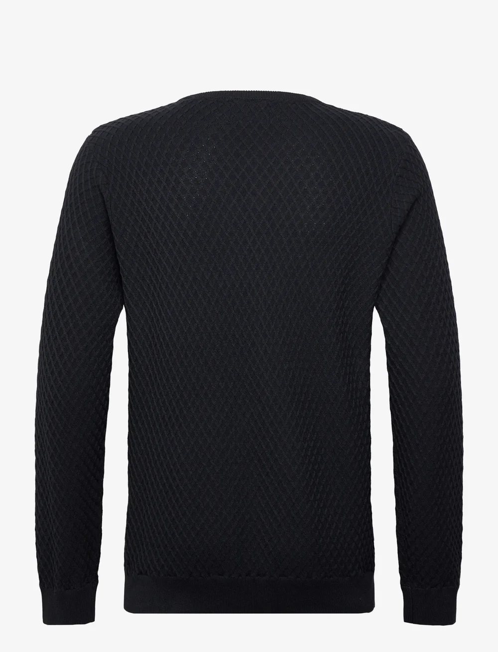 Lindbergh - Cable knit jumper - rundhalsad - dk navy - 1