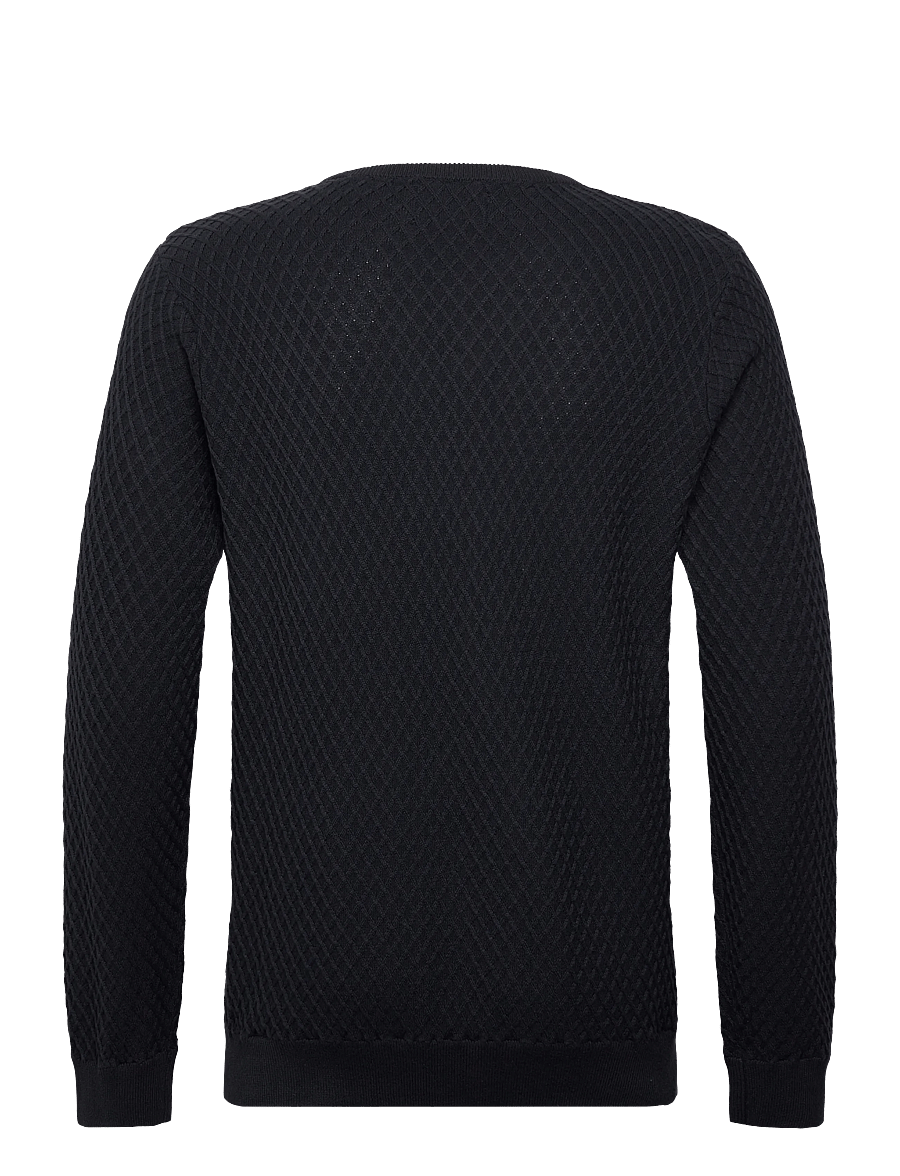 Lindbergh - Cable knit jumper - rundhals - dk navy - 2
