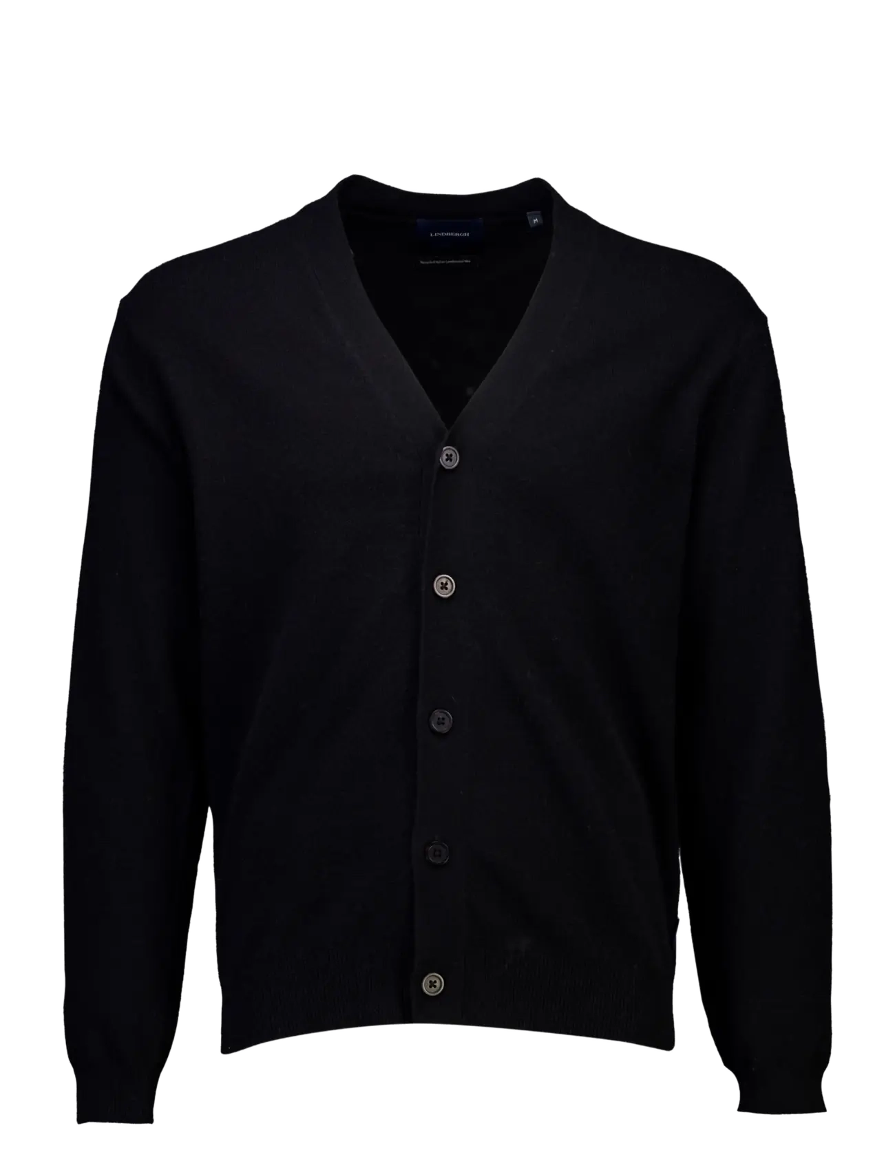 Lindbergh Recycled lambswool mix jumper - Riided - BLACK / black