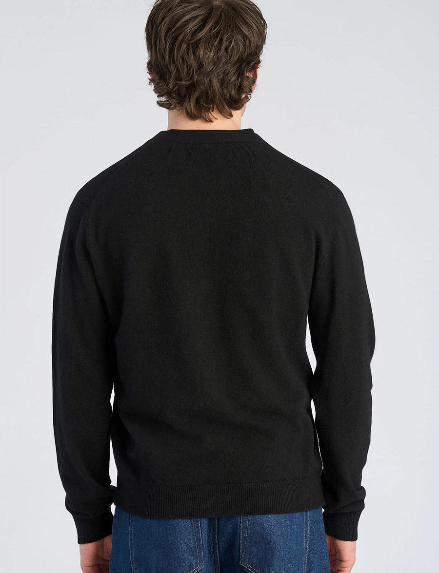 Lindbergh - Recycled lambswool mix jumper - kardiganid - black - 4