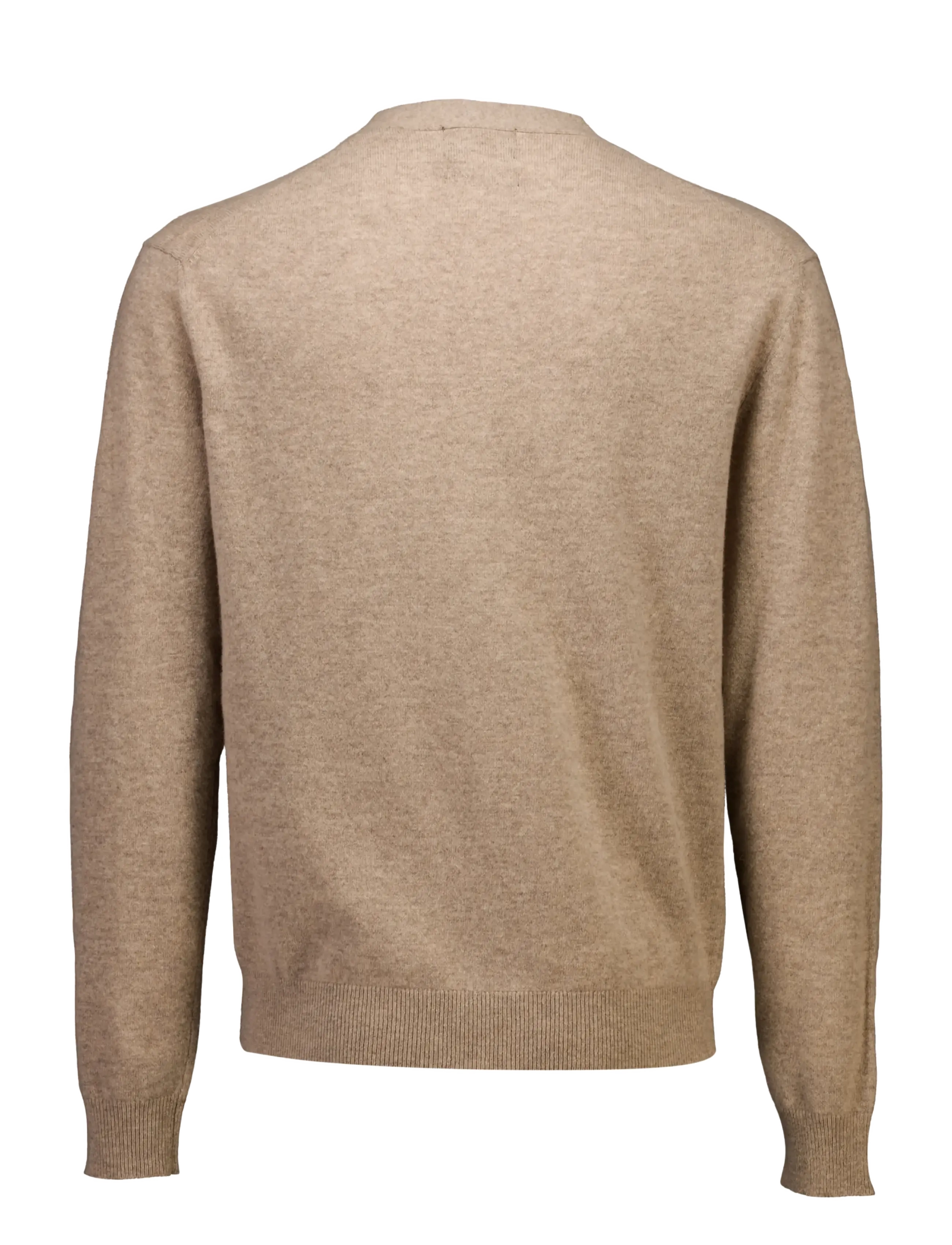Lindbergh - Recycled lambswool mix jumper - cardigans - lt sand mel - 2