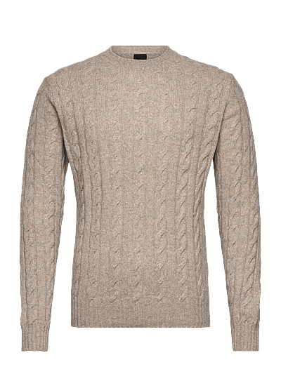 Lindbergh O-neck jumper / style 7560O-neck jumper / style 7560 - Clothing - SAND / beige