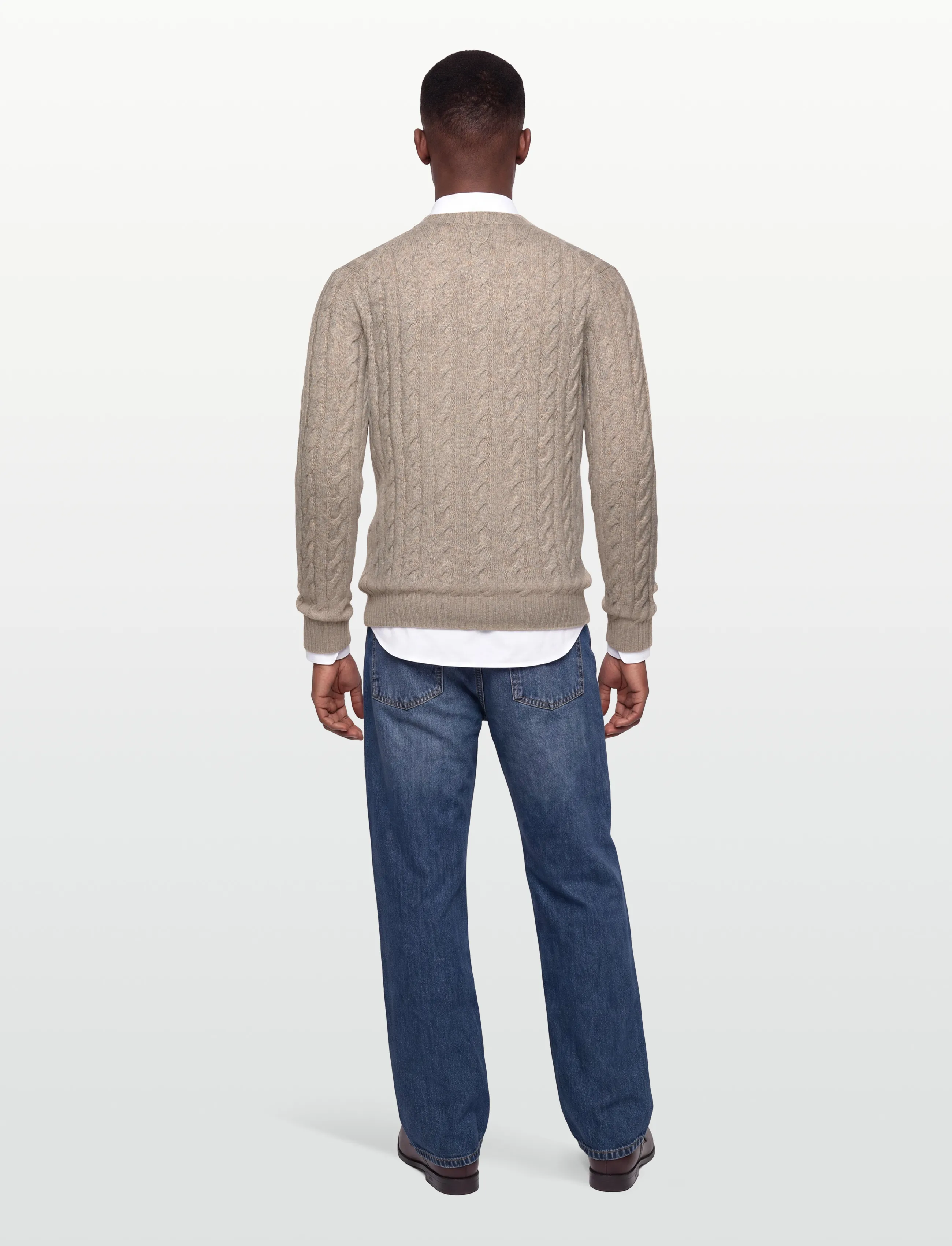 Lindbergh - O-neck jumper / style 7560O-neck jumper / style 7560 - rundhalsad - sand - 4