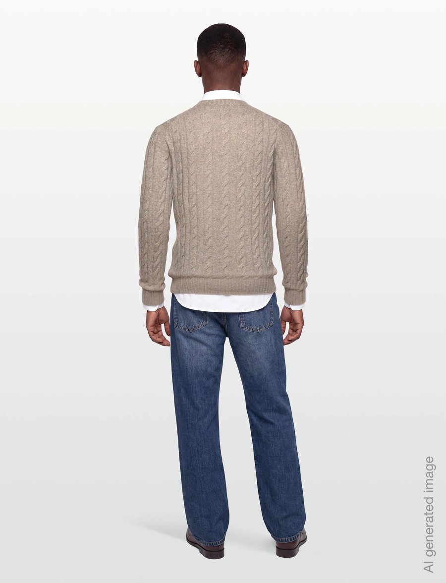 Lindbergh - O-neck jumper / style 7560O-neck jumper / style 7560 - Ümara kaelusega - sand - 4
