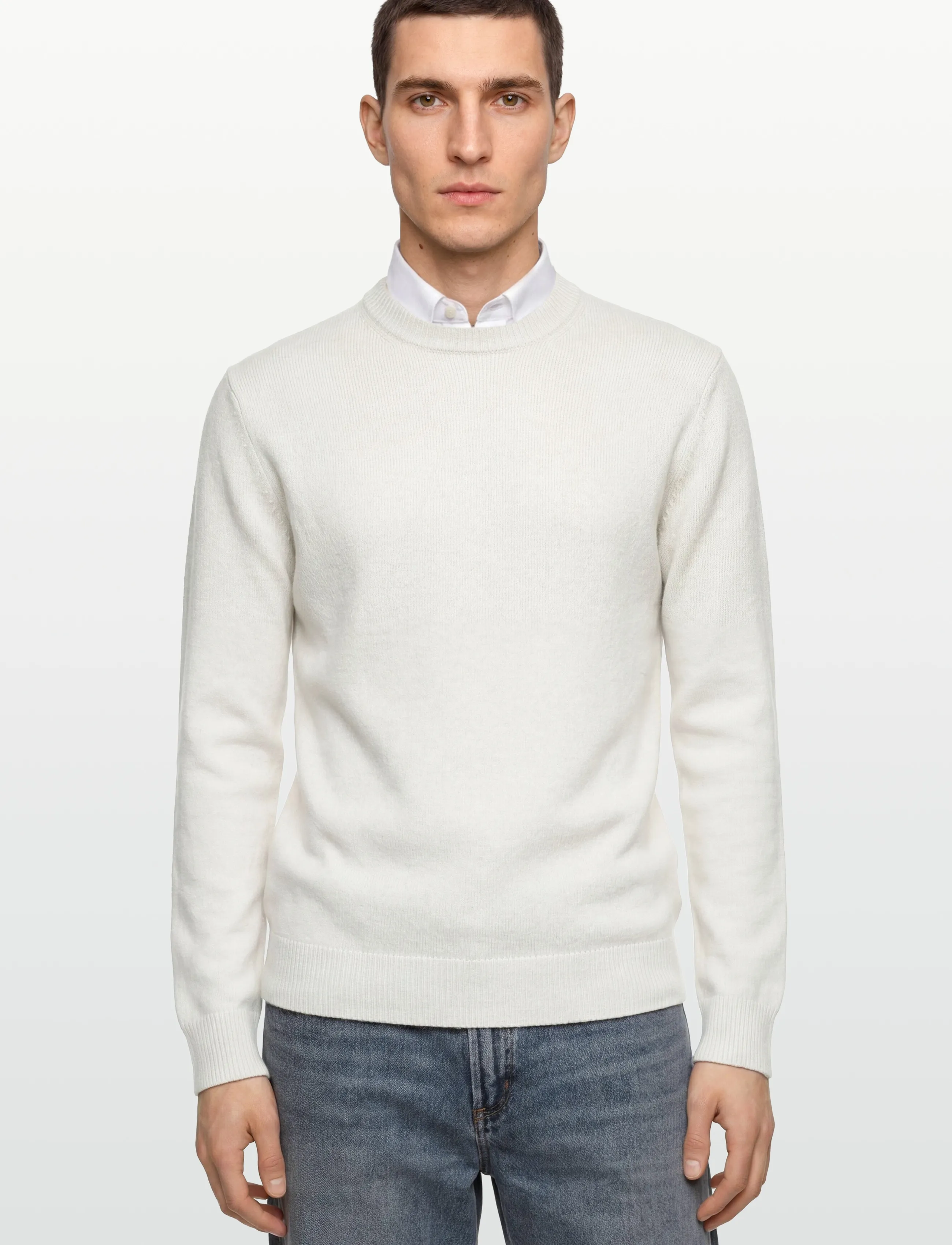 Lindbergh - O-neck jumper / style 7553O-neck jumper / style 7553 - rundhalsad - cold white - 3