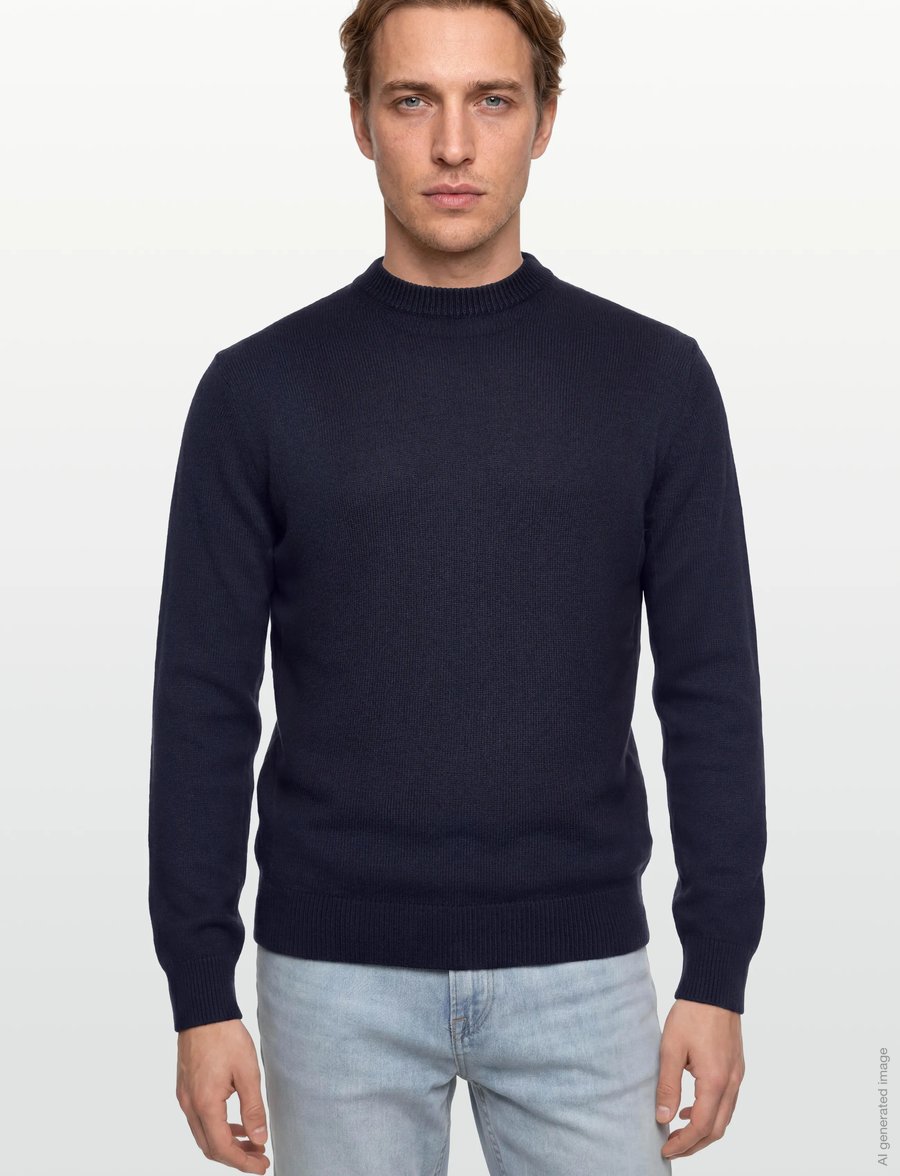 Lindbergh - O-neck jumper / style 7553O-neck jumper / style 7553 - rundhals - navy - 3