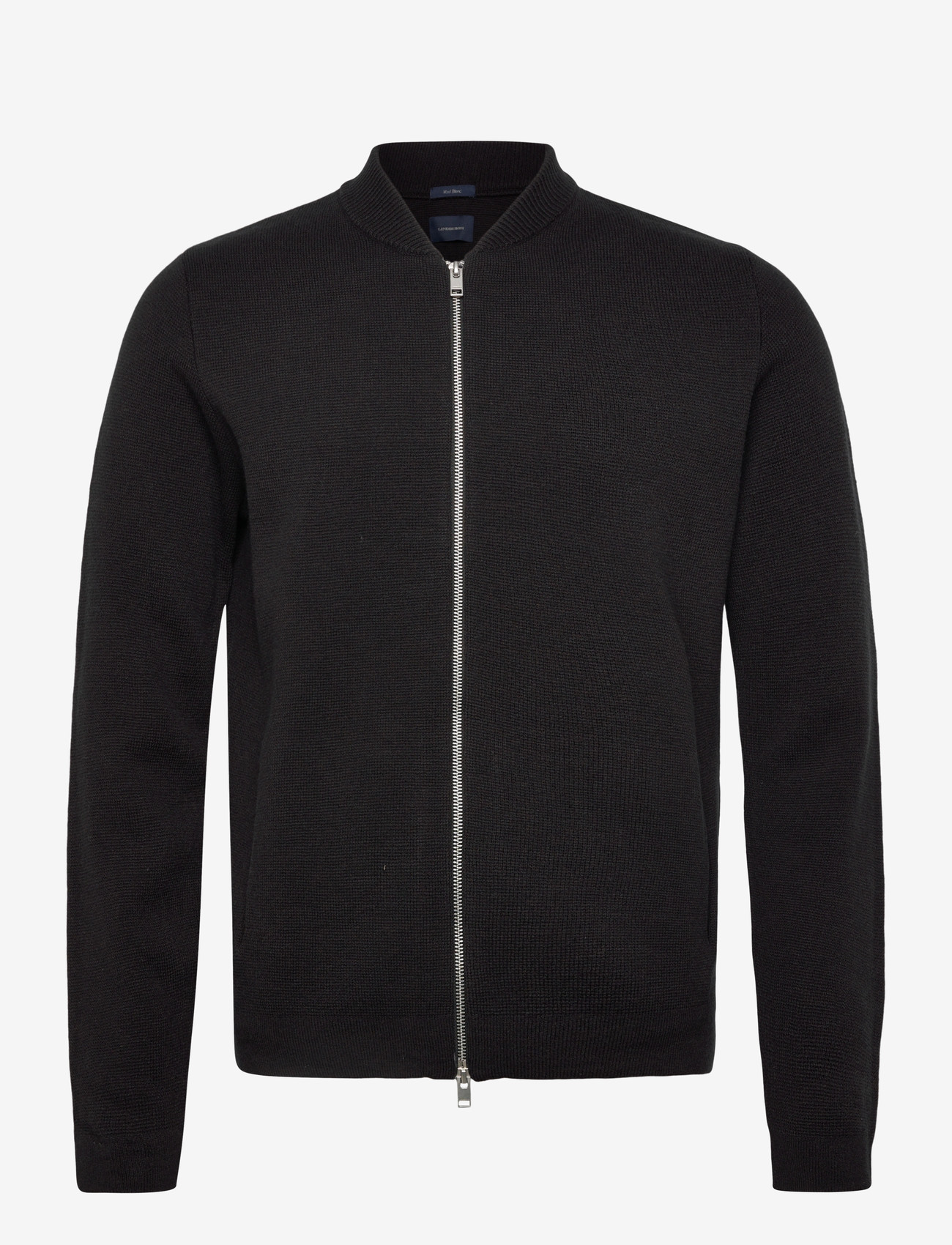 Lindbergh - Zip through cardigan - kardiganid - black - 0