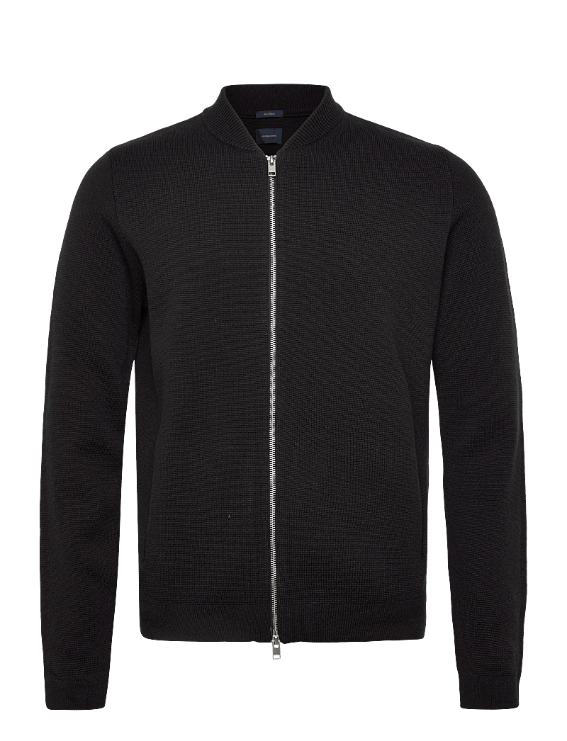 Lindbergh - Zip through cardigan - kardiganid - black - 0