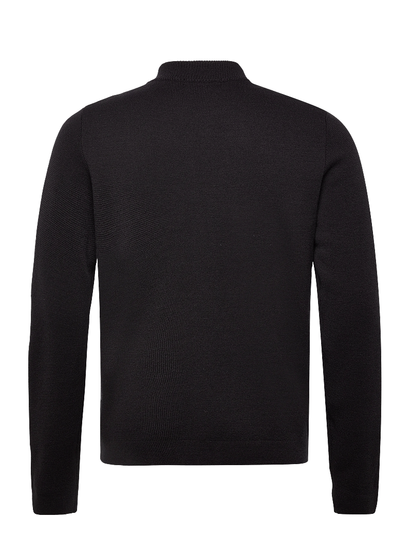 Lindbergh - Zip through cardigan - kardiganid - black - 1