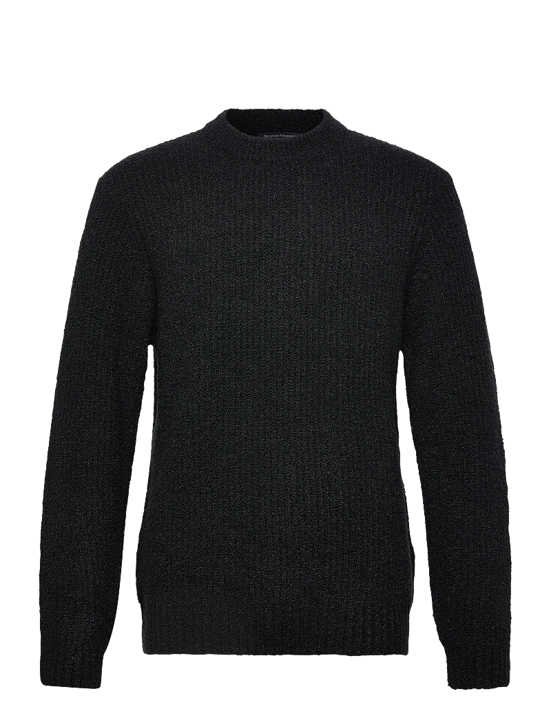 Lindbergh - Structure knit jumper - rundhals - black - 0