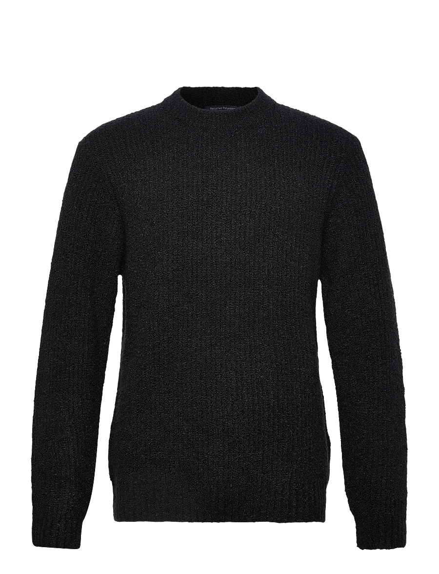 Lindbergh - Structure knit jumper - rundhals - black - 1