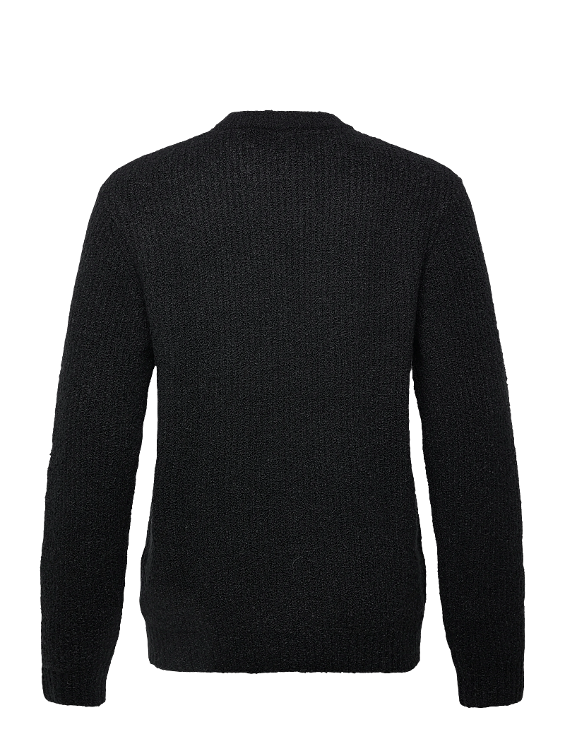 Lindbergh - Structure knit jumper - rundhals - black - 1