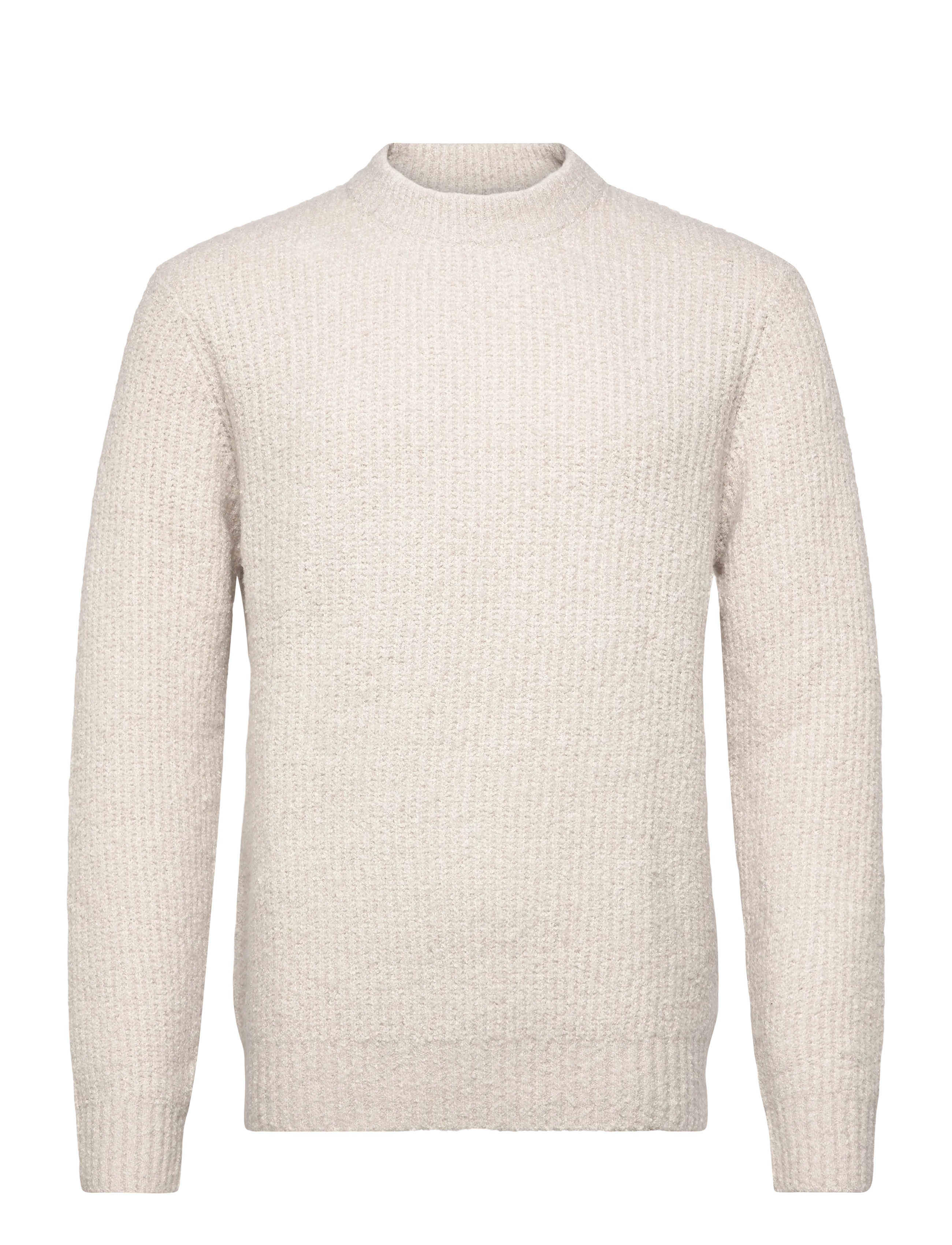Lindbergh Structure knit jumper - Tøj - KIT / cream