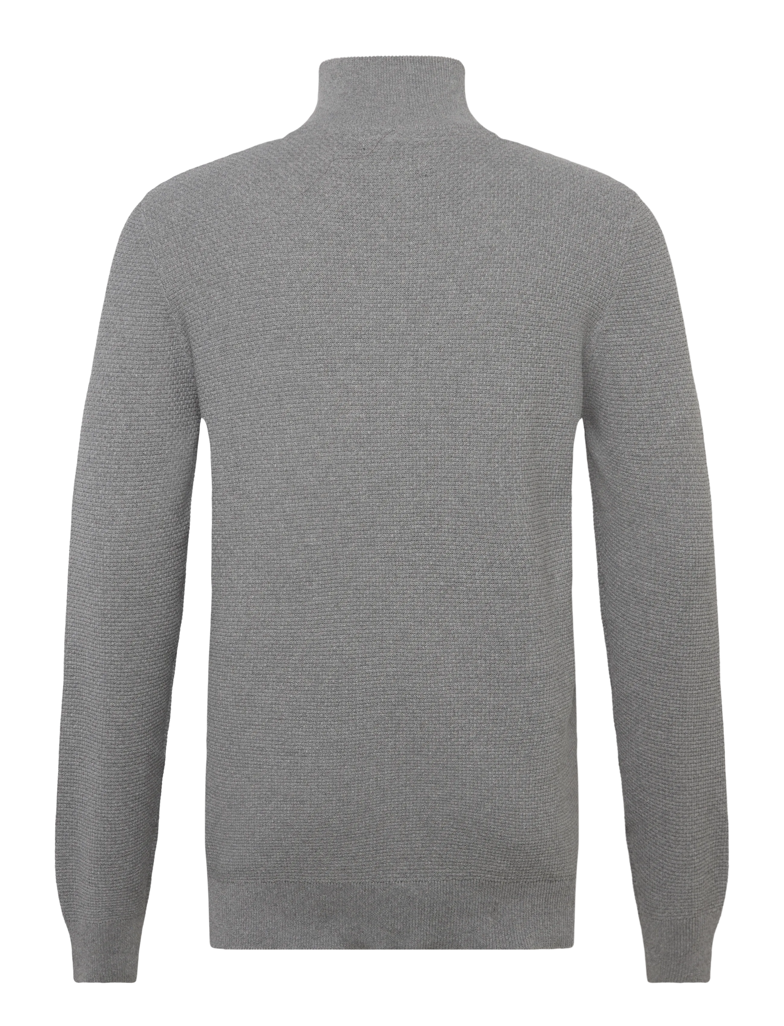Lindbergh - Recycle structure knit 1/2 zipRecycle structure knit 1/2 zip - dk grey - 2