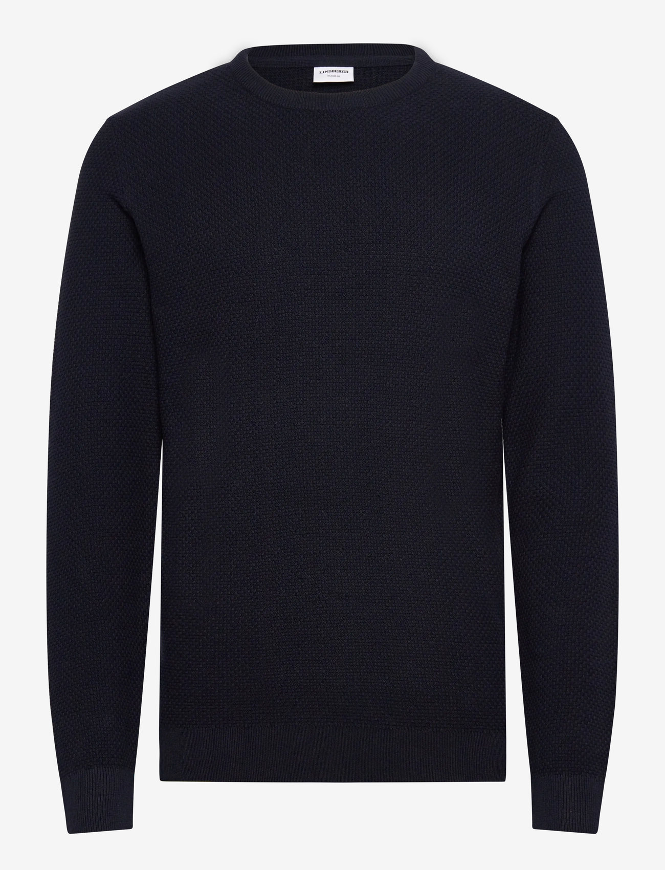 Lindbergh - Recycle structure knit jumper - pikkade varrukatega t-särgid - navy - 1