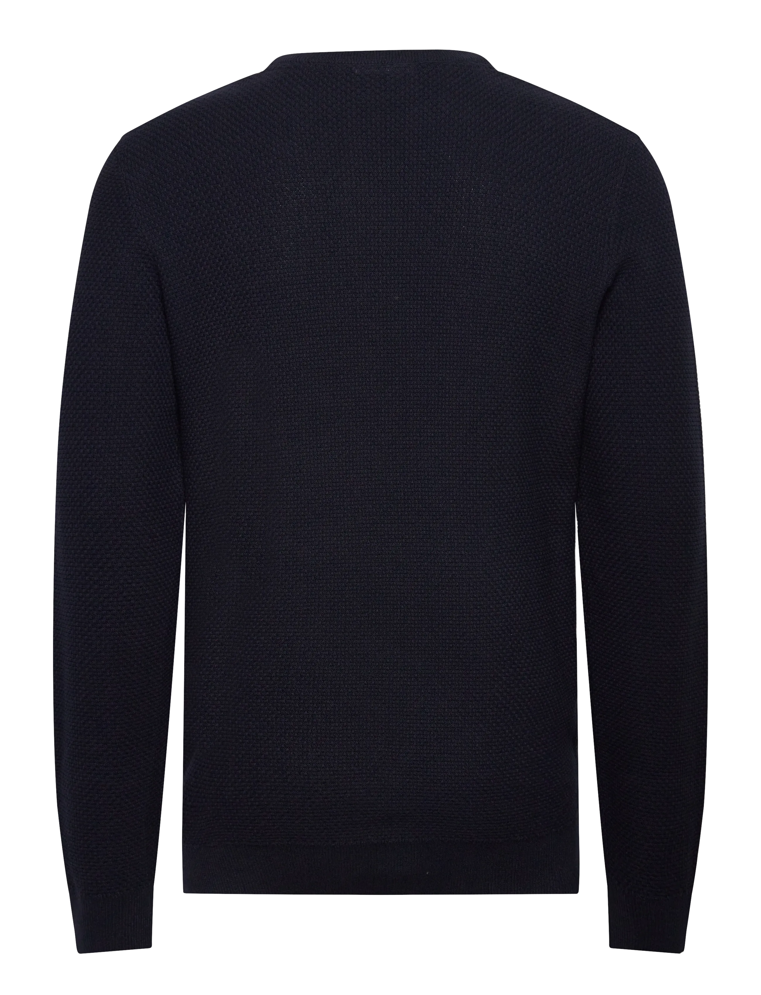Lindbergh - Recycle structure knit jumper - langærmede t-shirts - navy - 2
