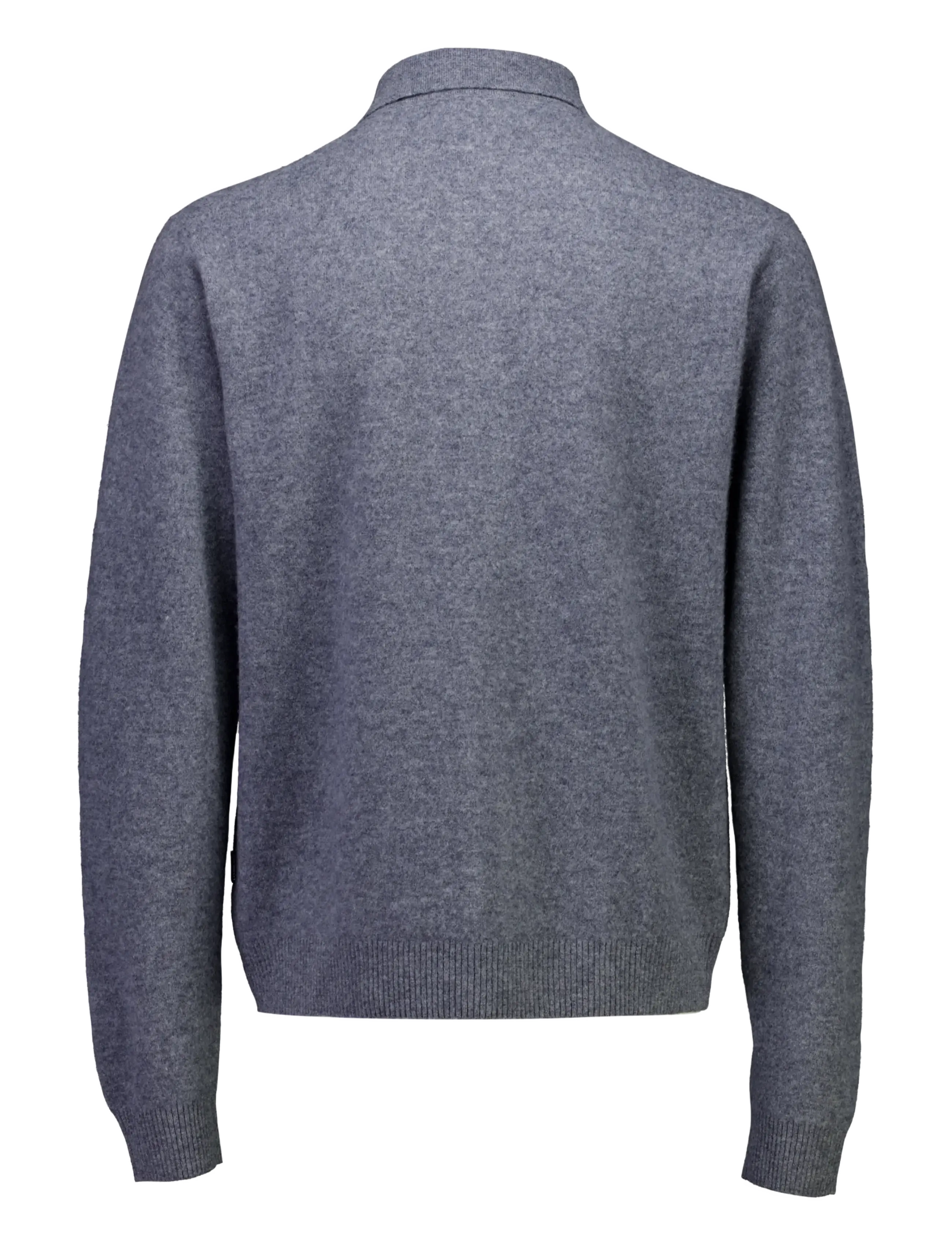 Lindbergh - Boiled wool zip cardigan - kardiganid - grey mel - 2
