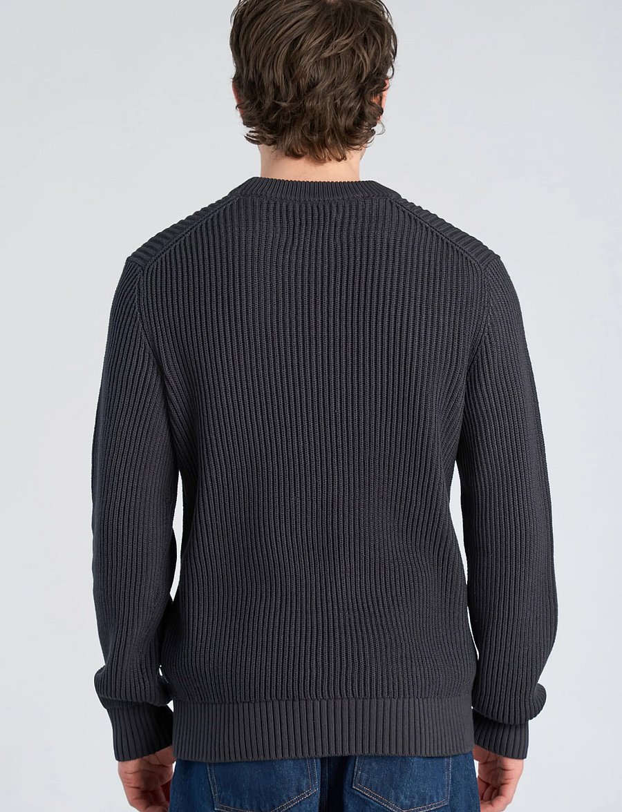Lindbergh - Crew knit jumper - Ümara kaelusega - dk navy - 4