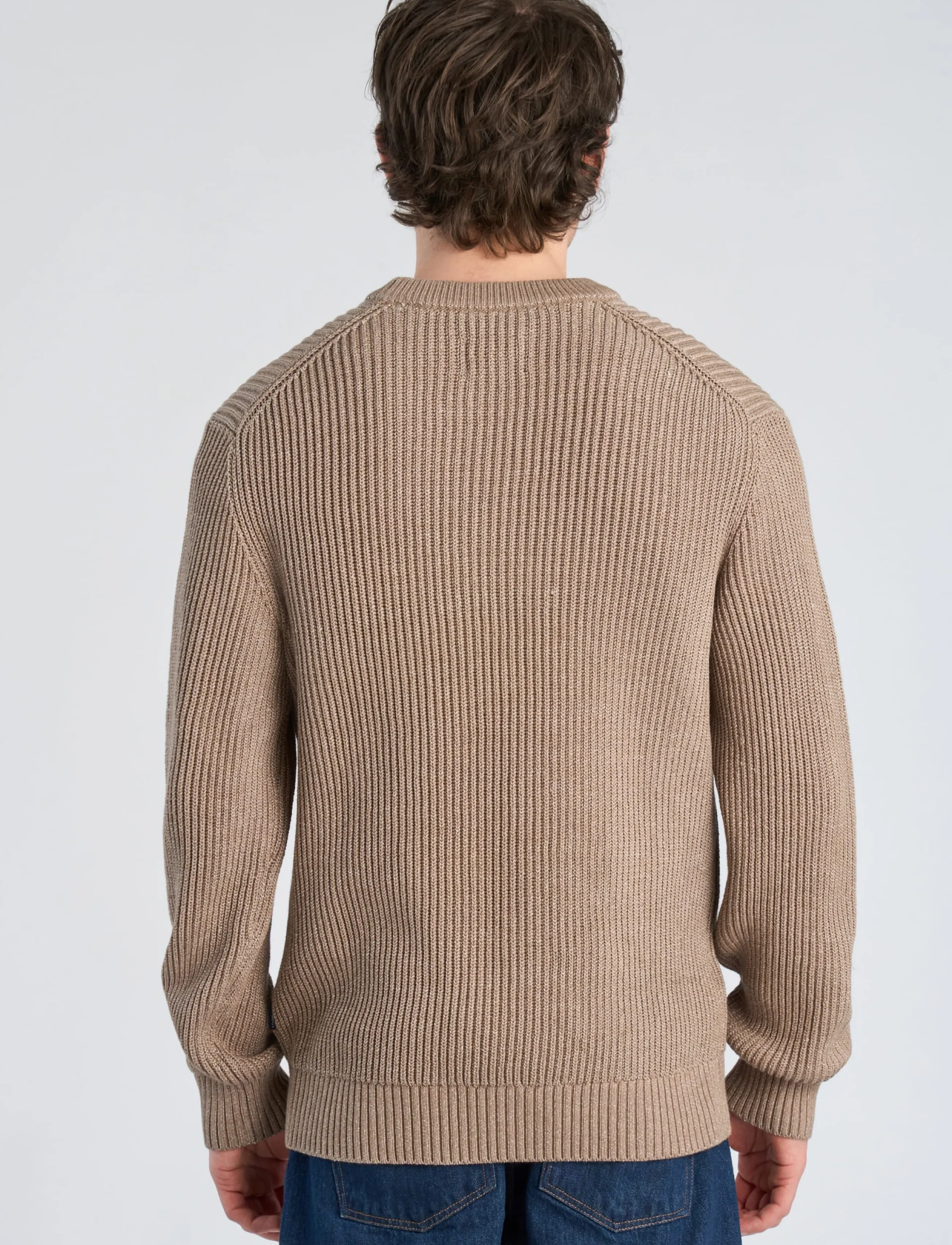 Lindbergh Crew Knit Jumper stickade tröjor herr – bild 3