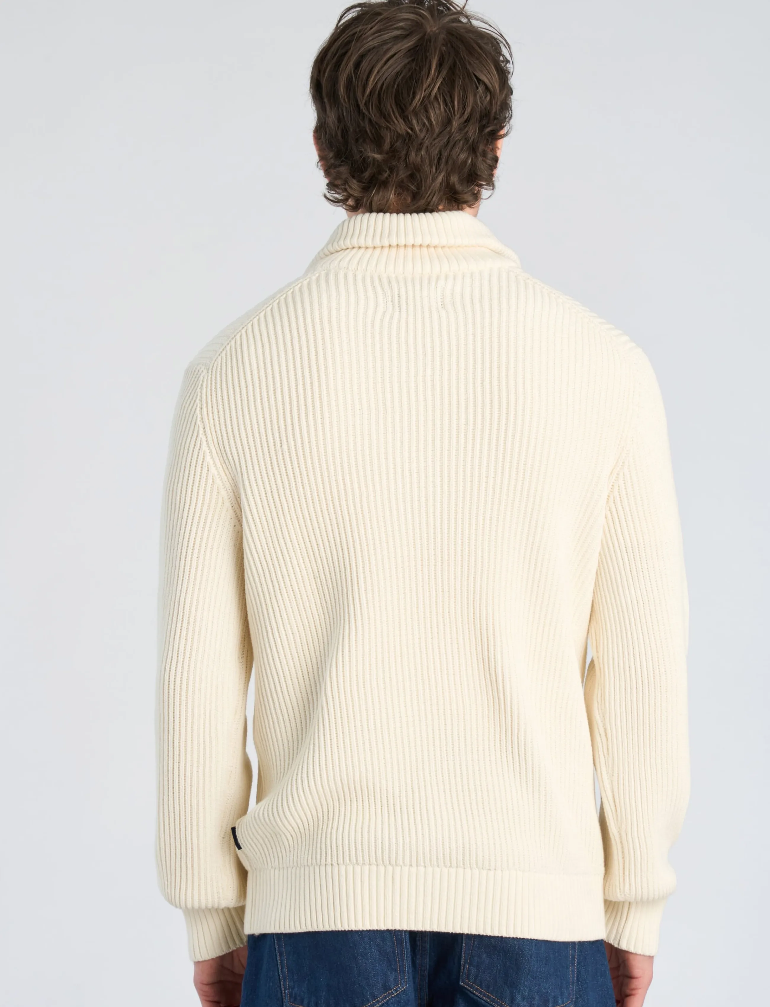 Lindbergh Half Zip Knit Jumper stickade tröjor herr – bild 3