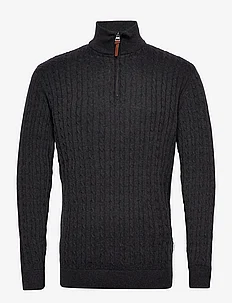1/2 zip cable knit, Lindbergh