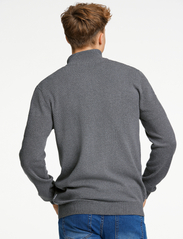 Lindbergh - Zip cardigan pearl knit - verjaardagscadeaus - dk grey mel - 3