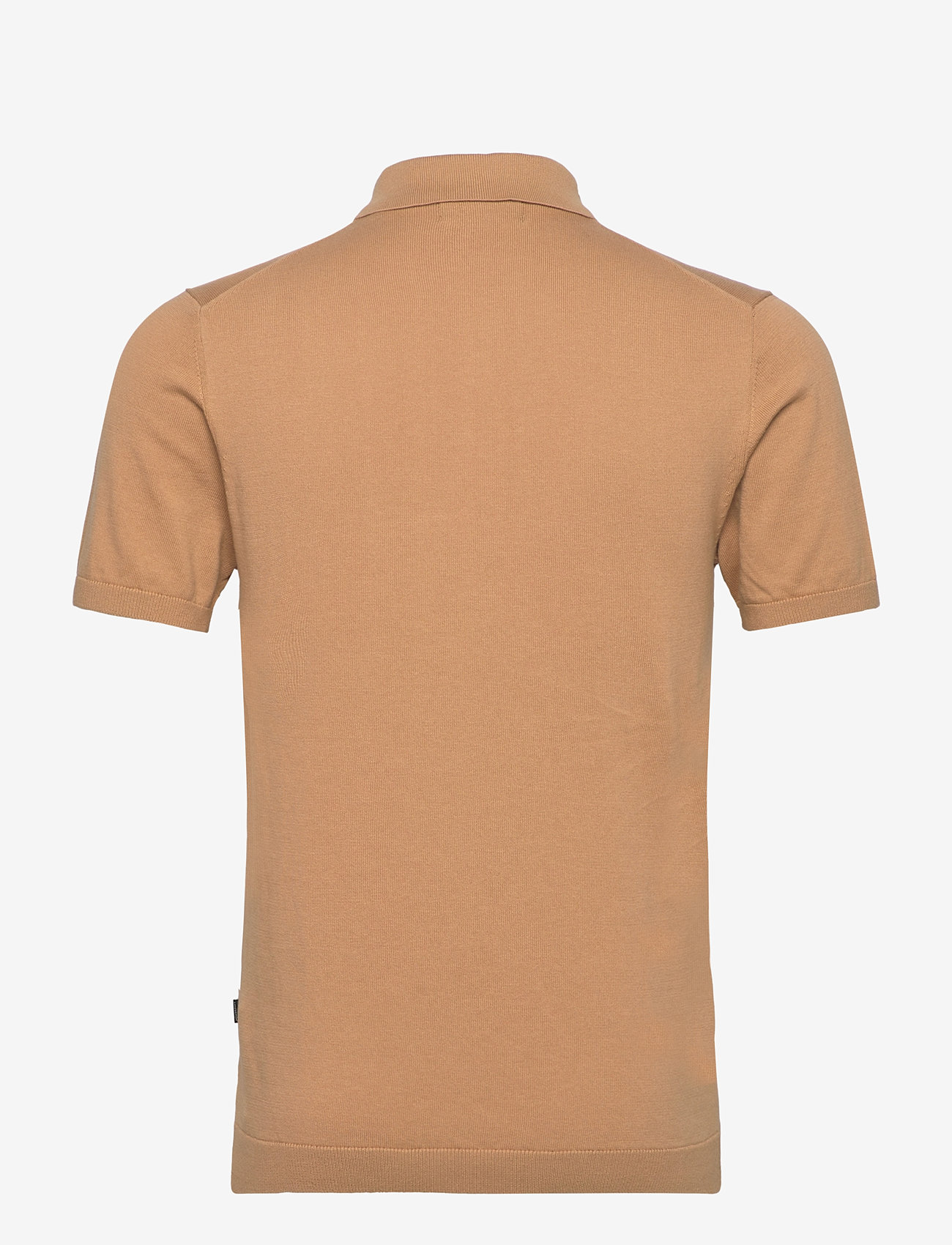 Lindbergh - Polo S/S with buttons - kortærmede poloer - dk sand - 1