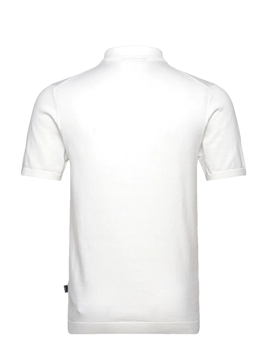 Lindbergh - Polo S/S with buttons - kurzärmelig - white - 1
