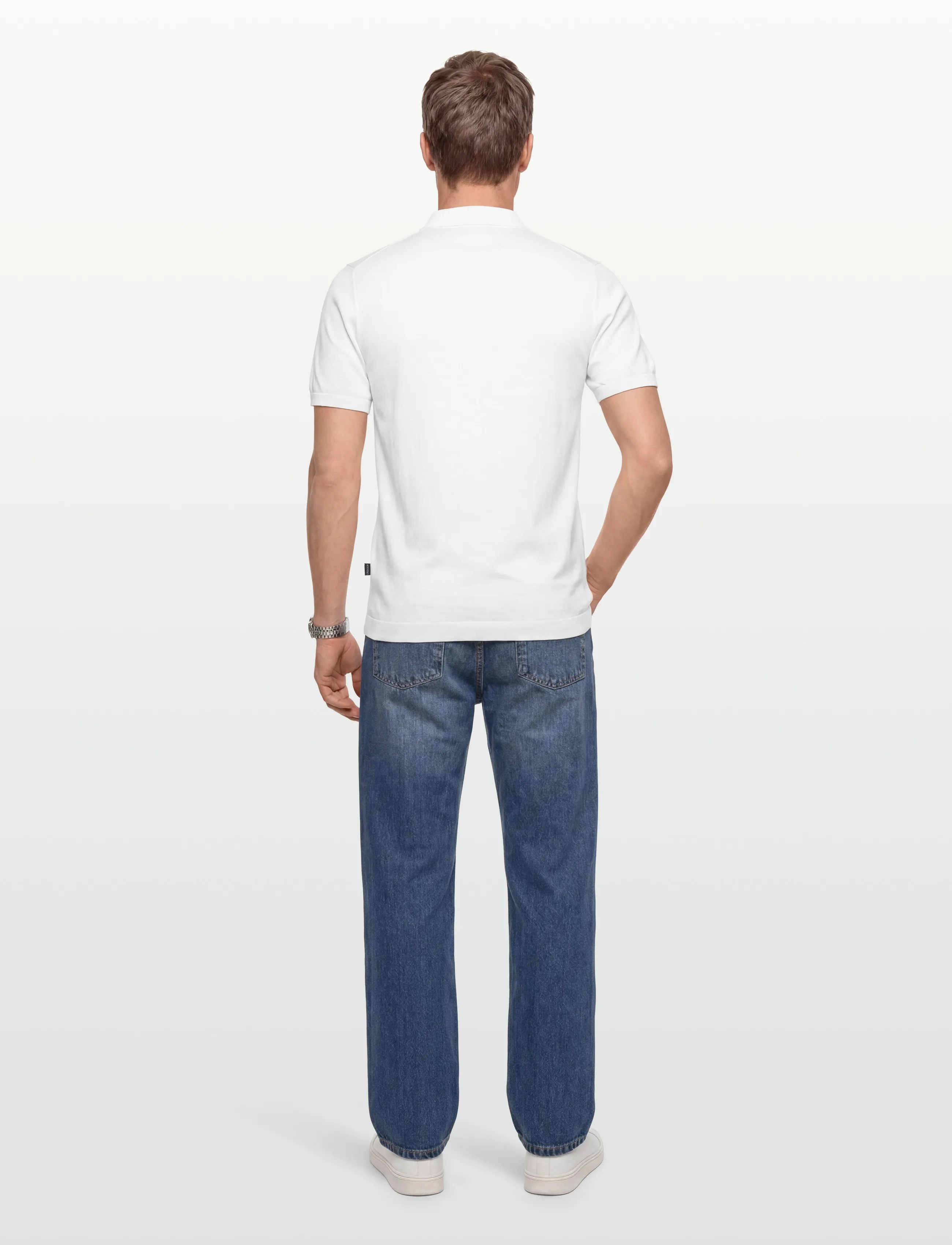 Lindbergh - Polo S/S with buttons - kurzärmelig - white - 4