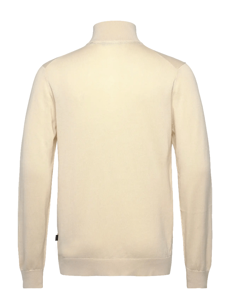 Lindbergh - Half zip with high neck - half zip-tröjor - beige - 1