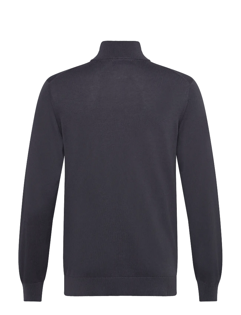 Lindbergh - Half zip with high neck - pullover mit halbem reißverschluss - dk grey - 1