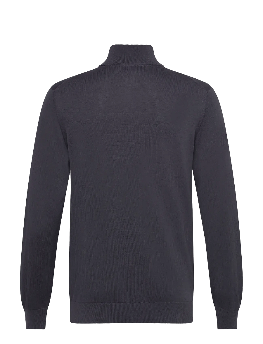 Lindbergh - Half zip with high neck - halfzip strik - dk grey - 1