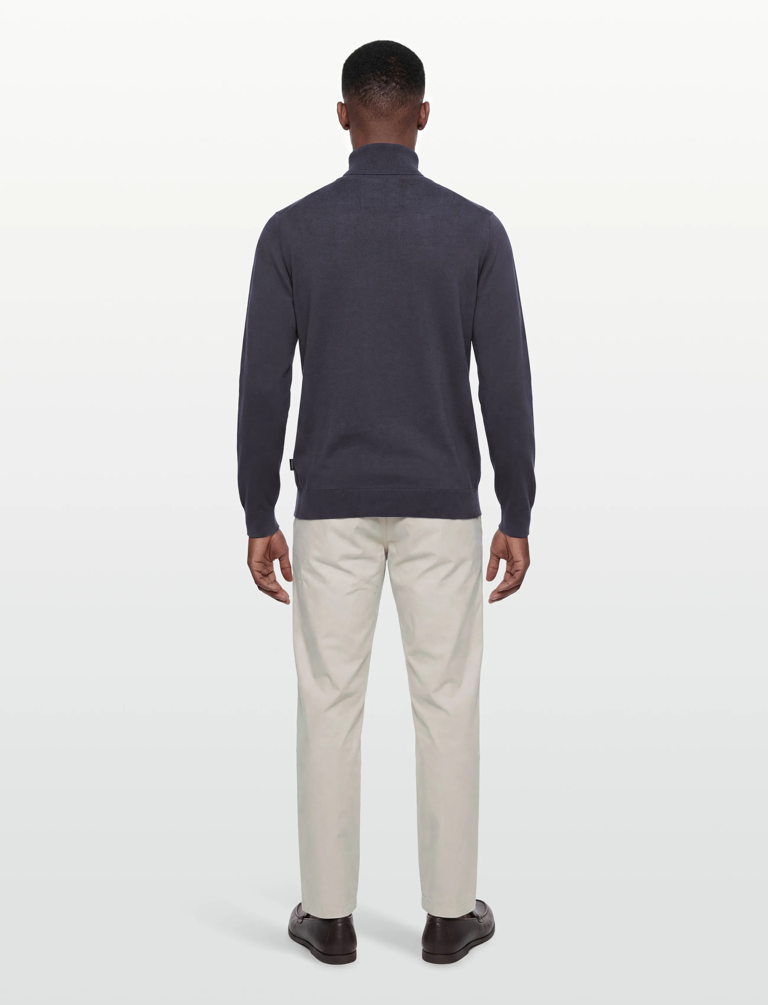 Lindbergh - Half zip with high neck - pullover mit halbem reißverschluss - dk grey - 4