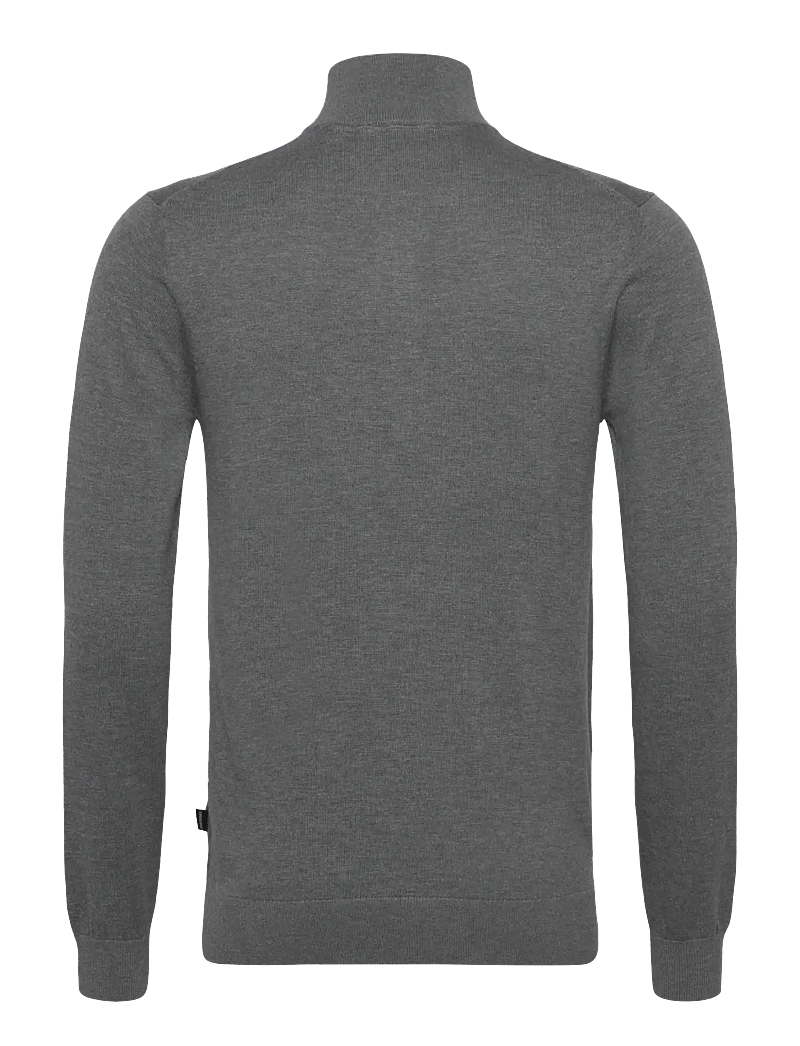 Lindbergh - Half zip with high neck - truien met halve rits - grey - 1