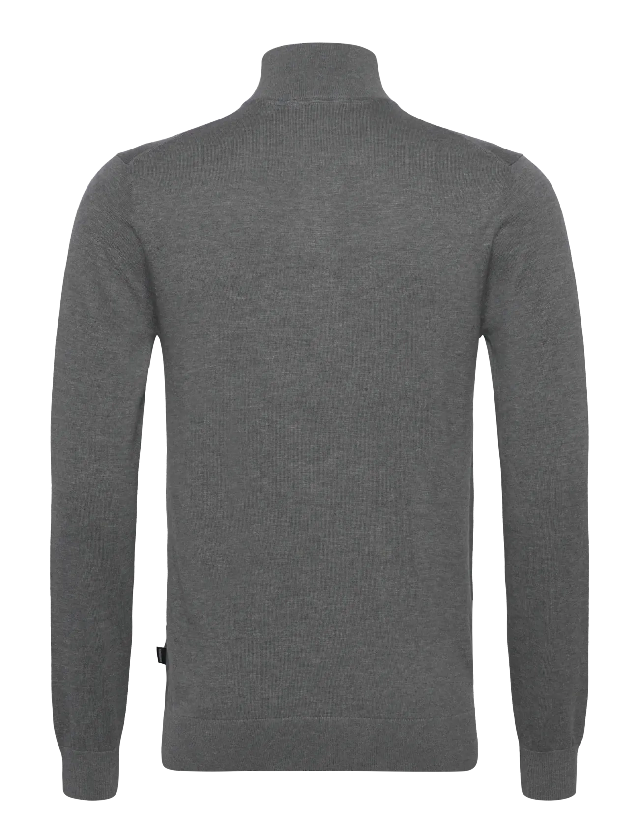 Lindbergh - Half zip with high neck - half zip jumpers - grey - 1