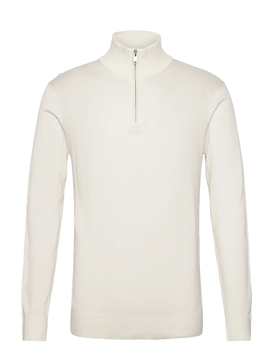 Lindbergh - Half zip with high neck - swetry zapinane do połowy - white - 0